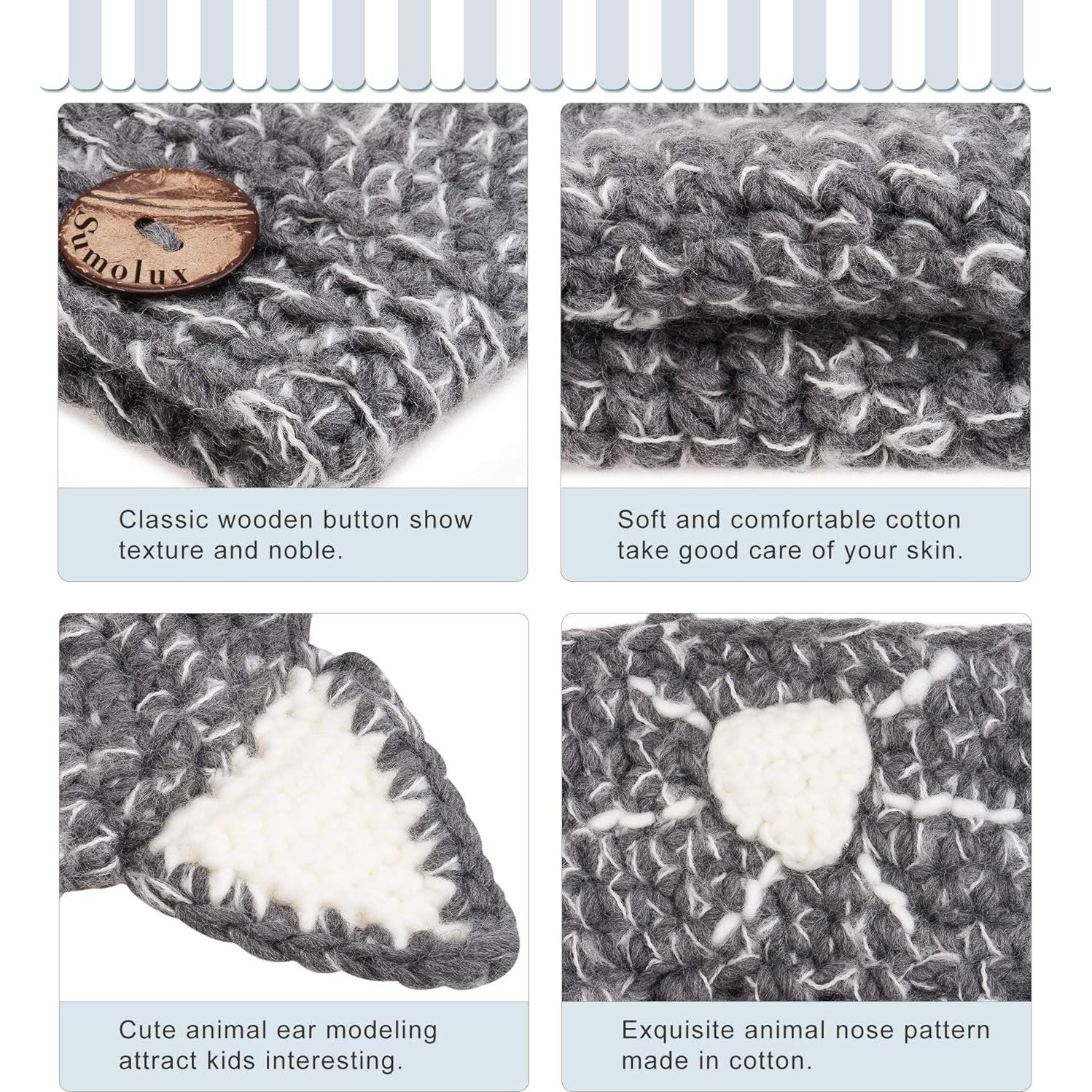 Gorro de Invierno para Niños Sumolux Gris con Orejeras 3-8 Años