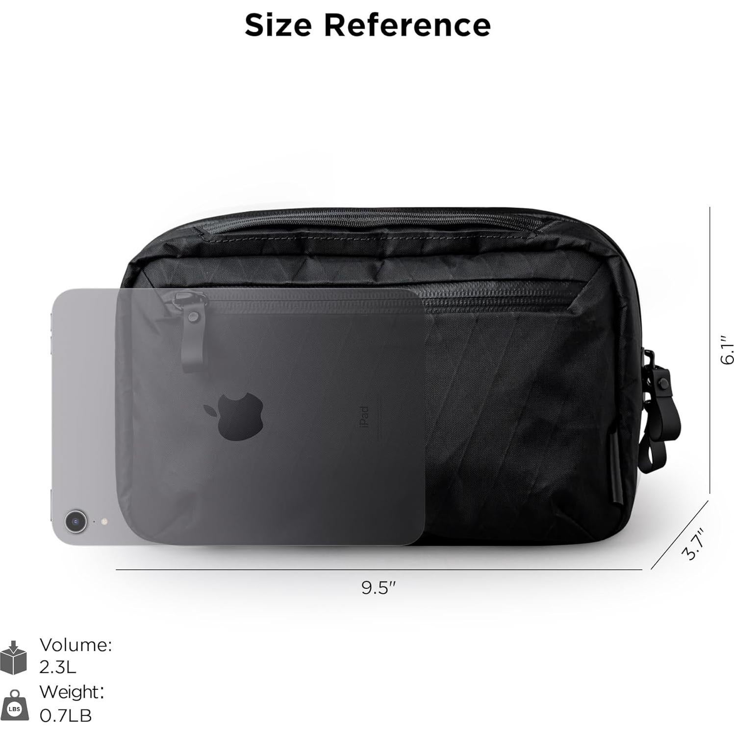 ALPAKA Elements Tech Case Max Negro - Estuche Impermeable EDC