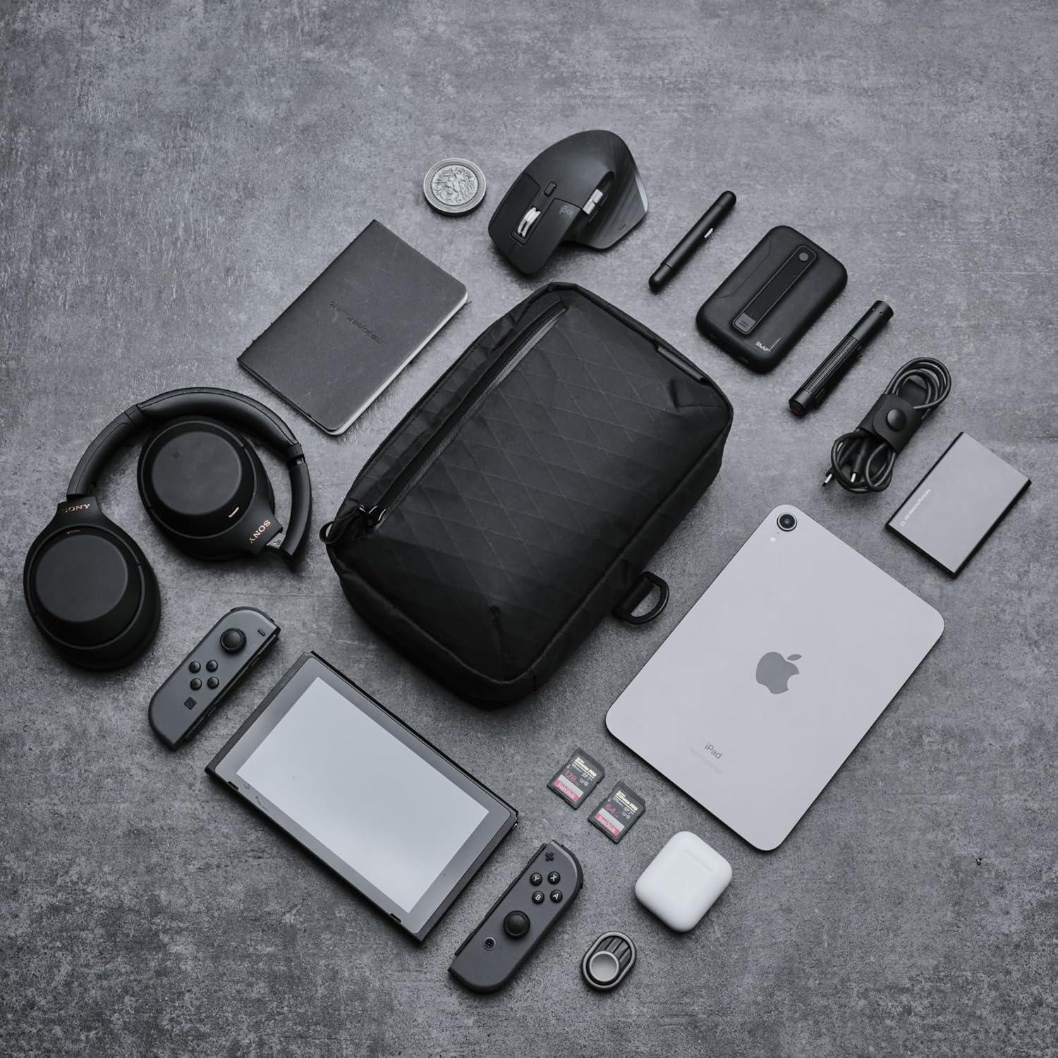 ALPAKA Elements Tech Case Max Negro - Estuche Impermeable EDC