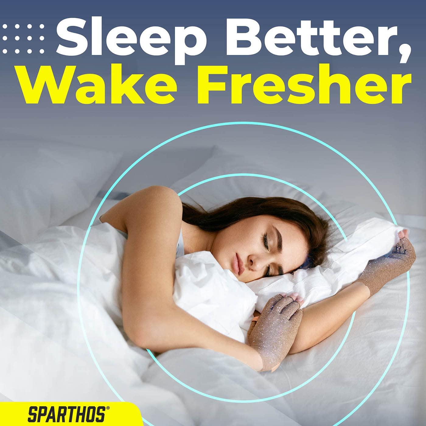 Guantes de Compresión para Artritis Sparthos - Beige Pequeño