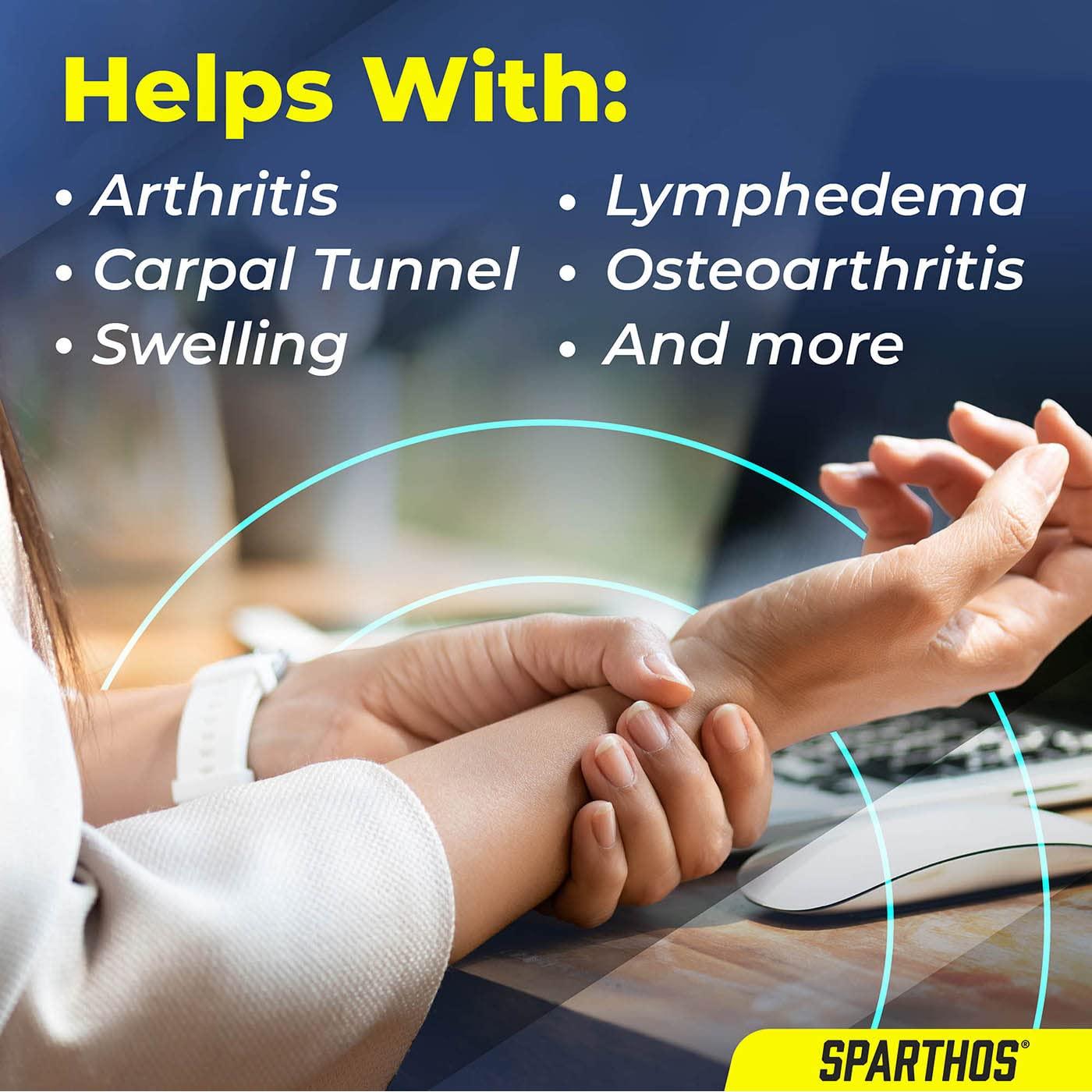 Guantes de Compresión para Artritis Sparthos - Beige Pequeño
