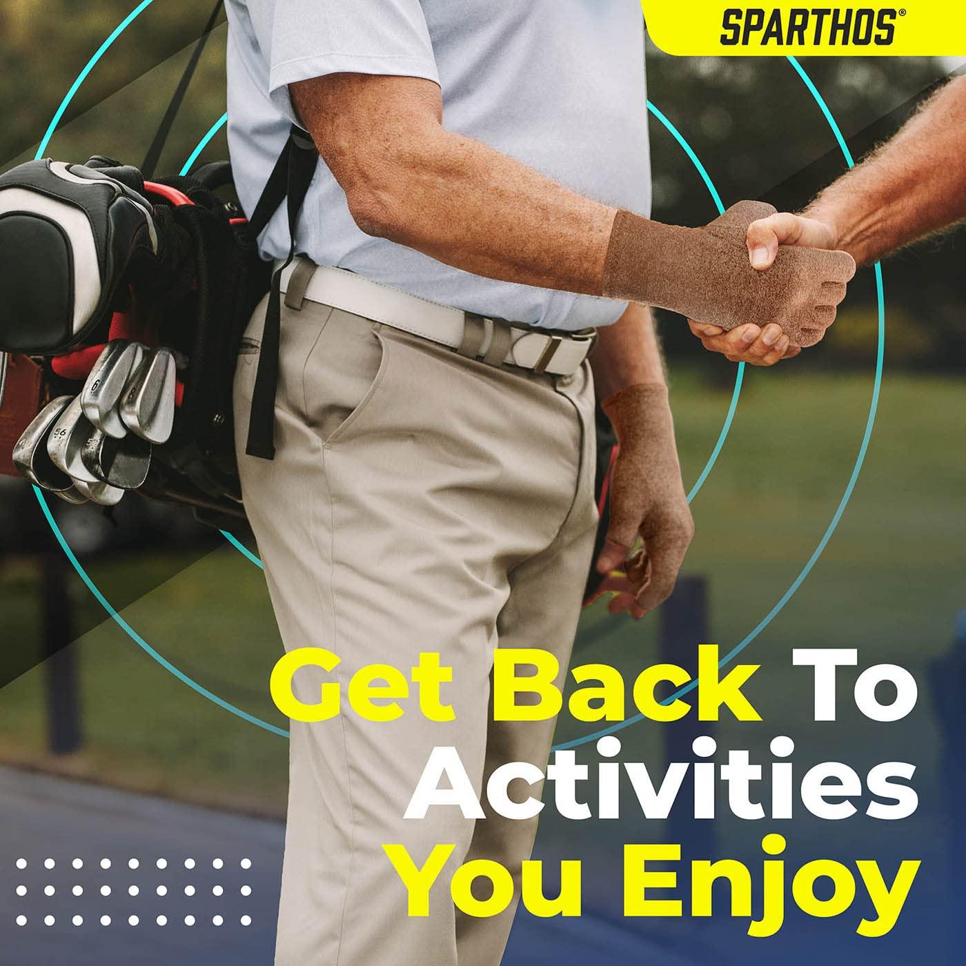 Guantes de Compresión para Artritis Sparthos - Beige Pequeño