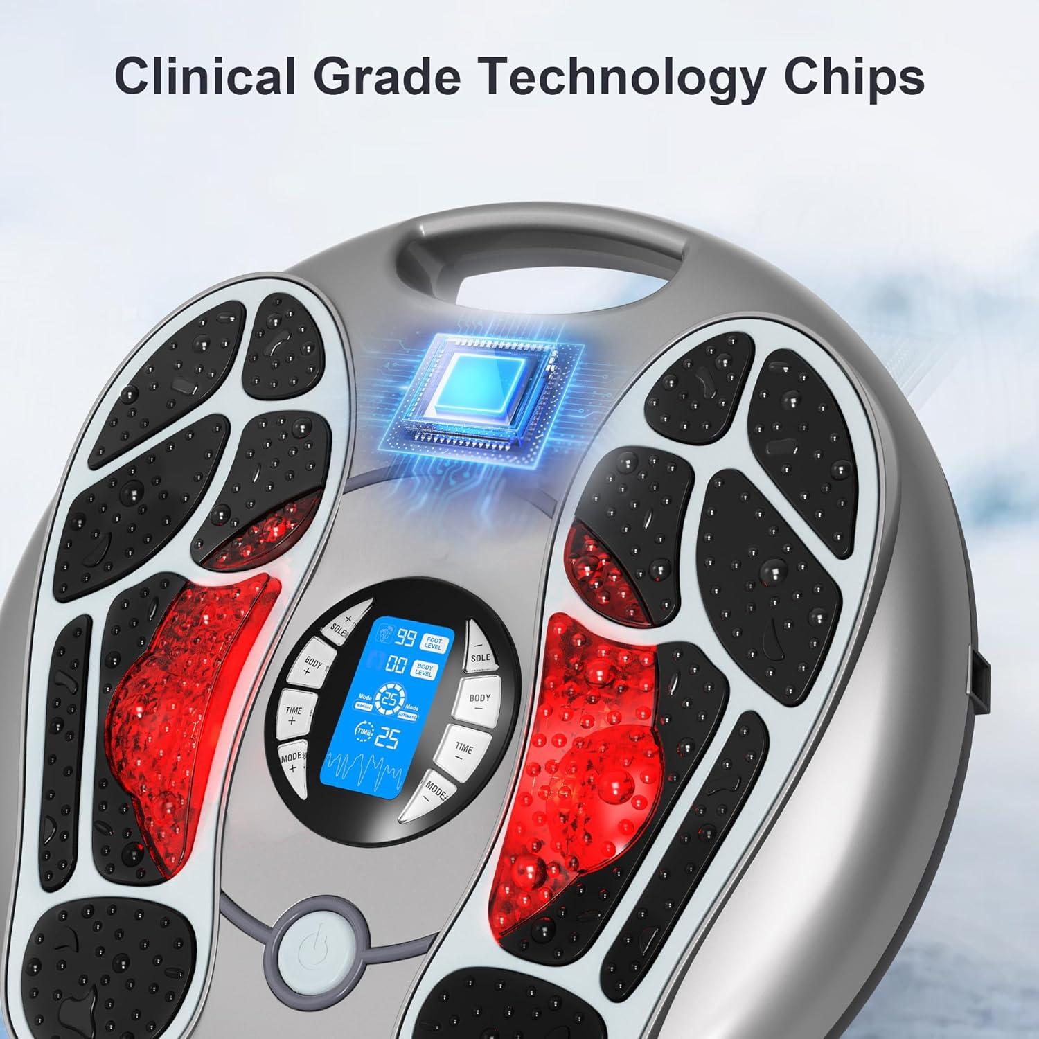 Masajeador de pies OSTO EMS TENS para neuropatía y circulación