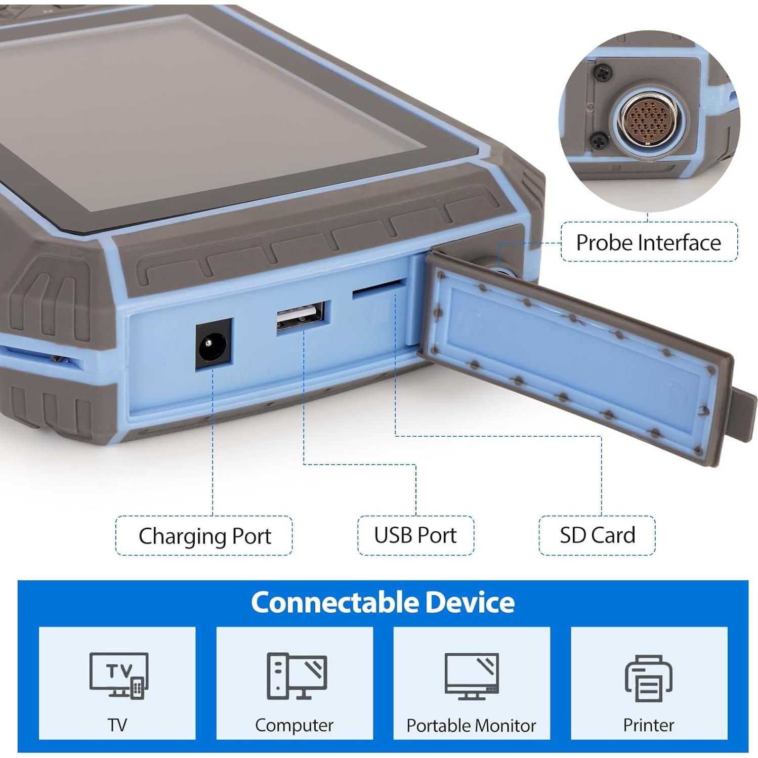 Escáner Ultrasonido Veterinario PALJZHMARY V1 3.5MHz Portátil