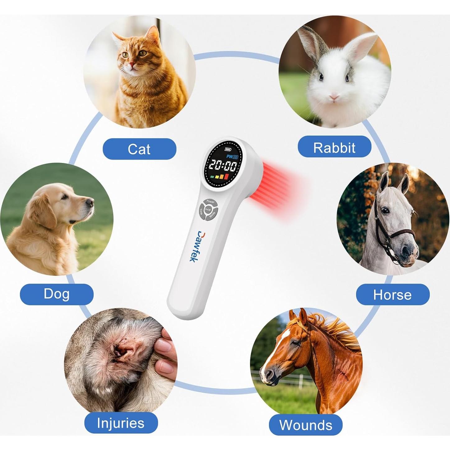 Dispositivo de Terapia con Láser Frío Dawfek HHL02 para Mascotas