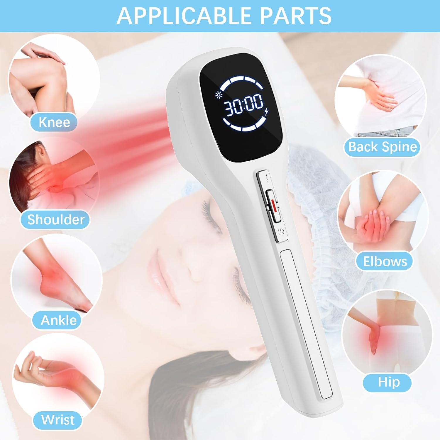 Dispositivo de Terapia de Luz Roja RUIDU SL-SLA-101 650nm y 808nm