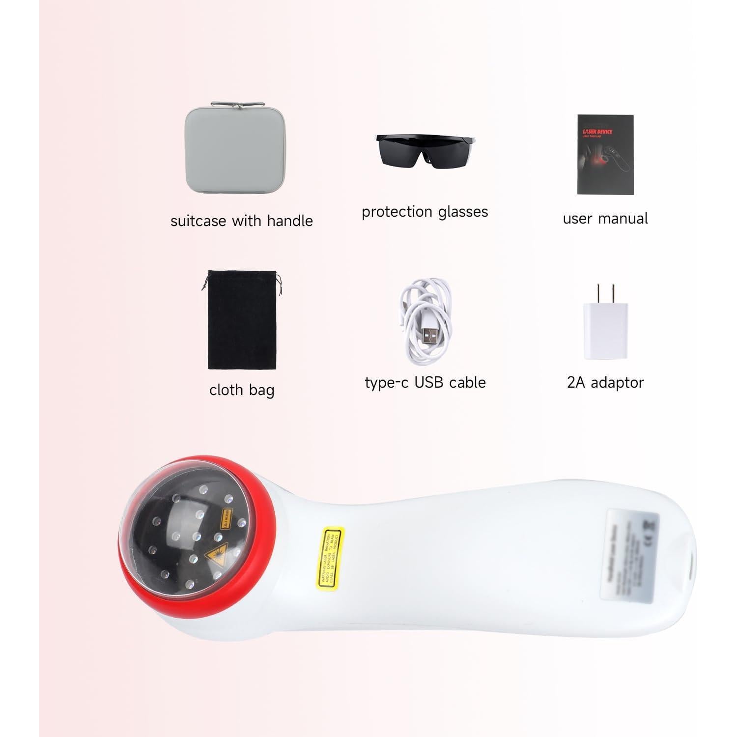 Dispositivo Terapia Luz Roja Ariysah 5000mAh Alivio Dolor