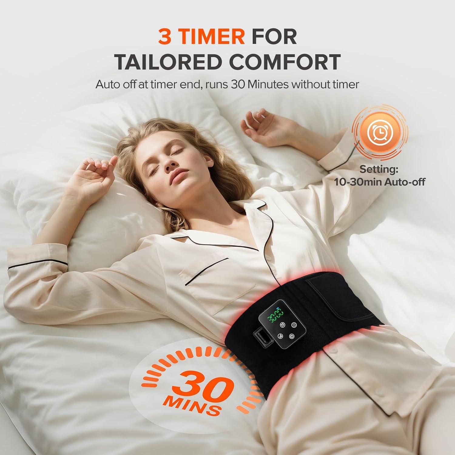 Cinturón de Terapia de Luz Roja GMOWNW 124.46x17.78cm