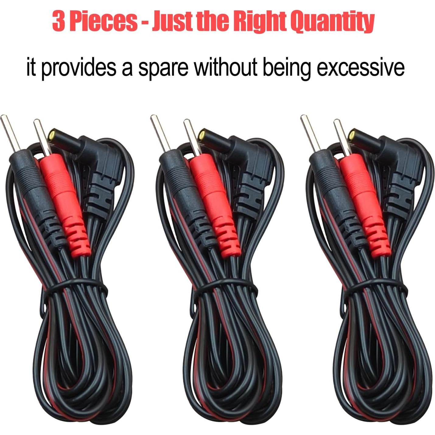 Cables de Reemplazo TENS BesCable 2.35mm 1.2m - Paquete de 3