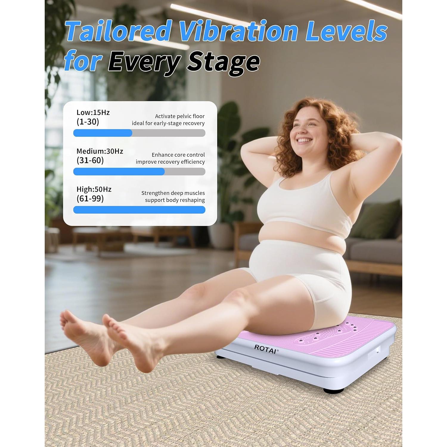 Máquina de Ejercicio Vibratoria RotaI ROTVP003-LPK 181 kg