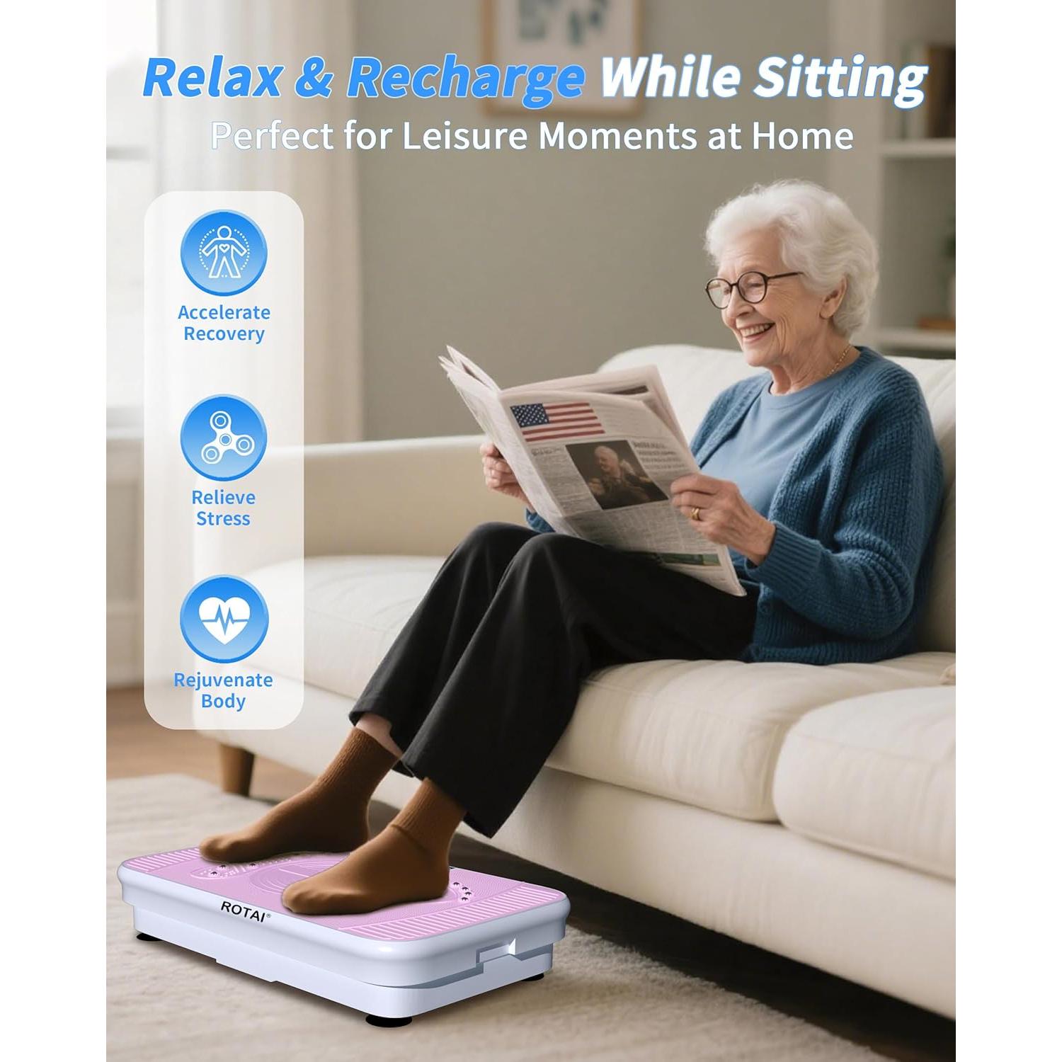 Máquina de Ejercicio Vibratoria RotaI ROTVP003-LPK 181 kg