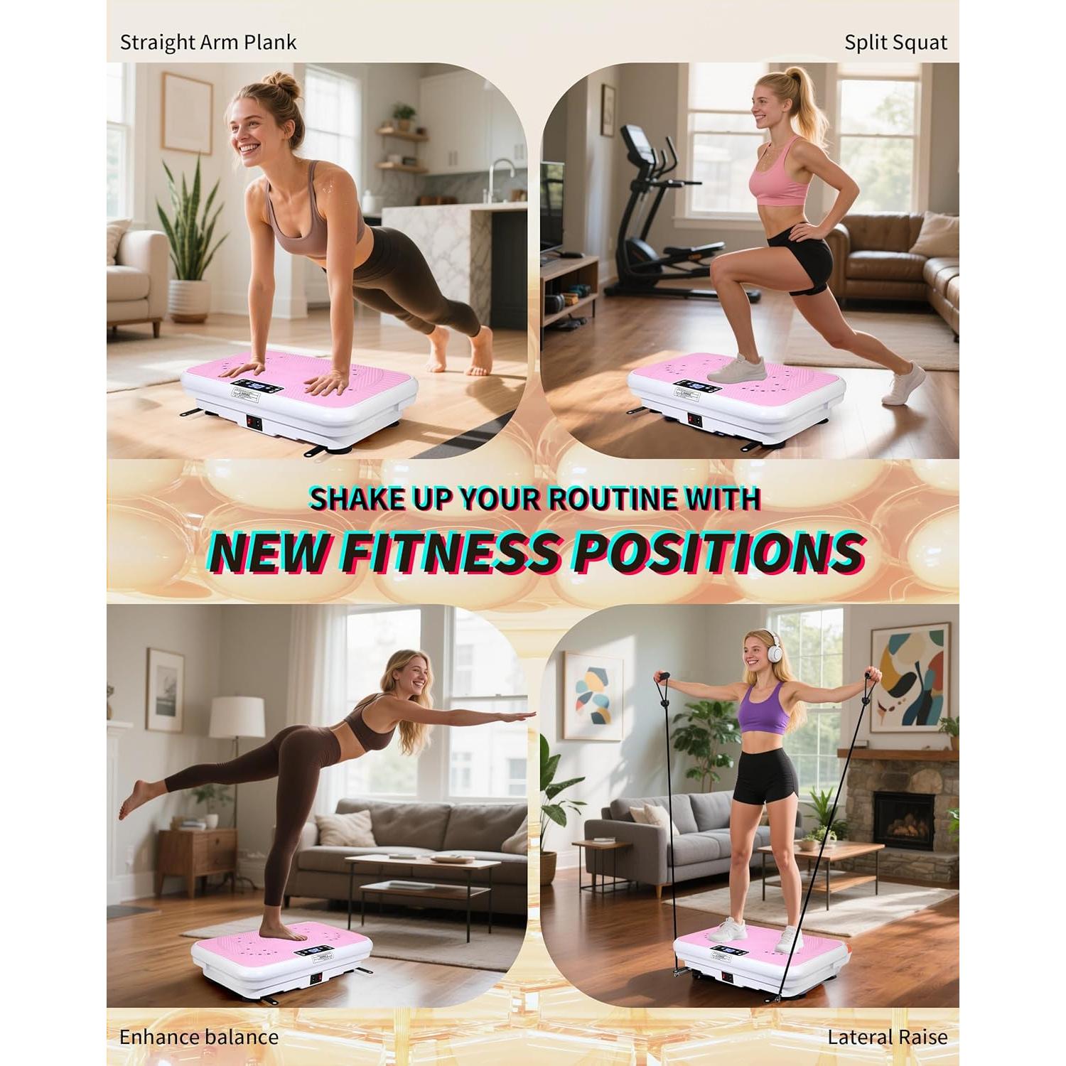 Máquina de Ejercicio Vibratoria RotaI ROTVP003-LPK 181 kg