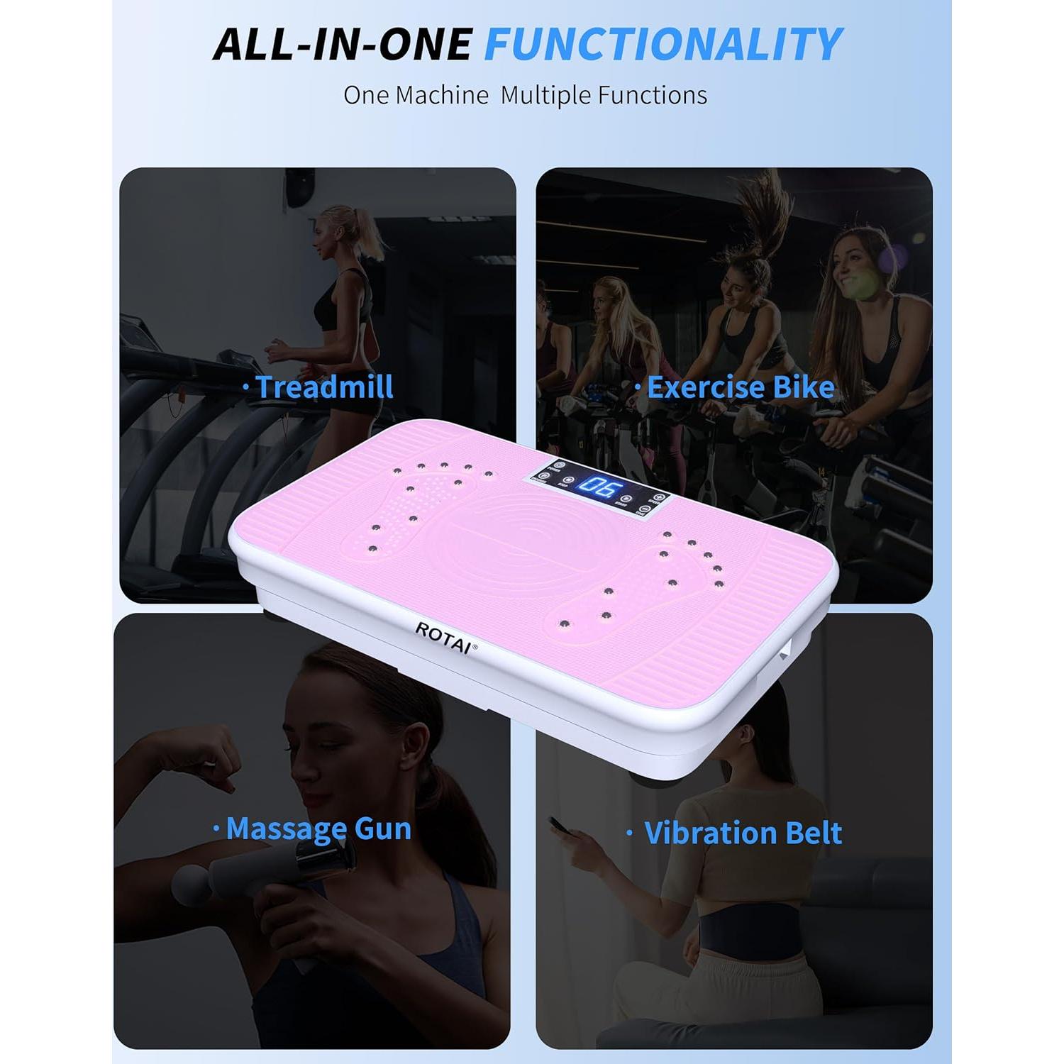 Máquina de Ejercicio Vibratoria RotaI ROTVP003-LPK 181 kg