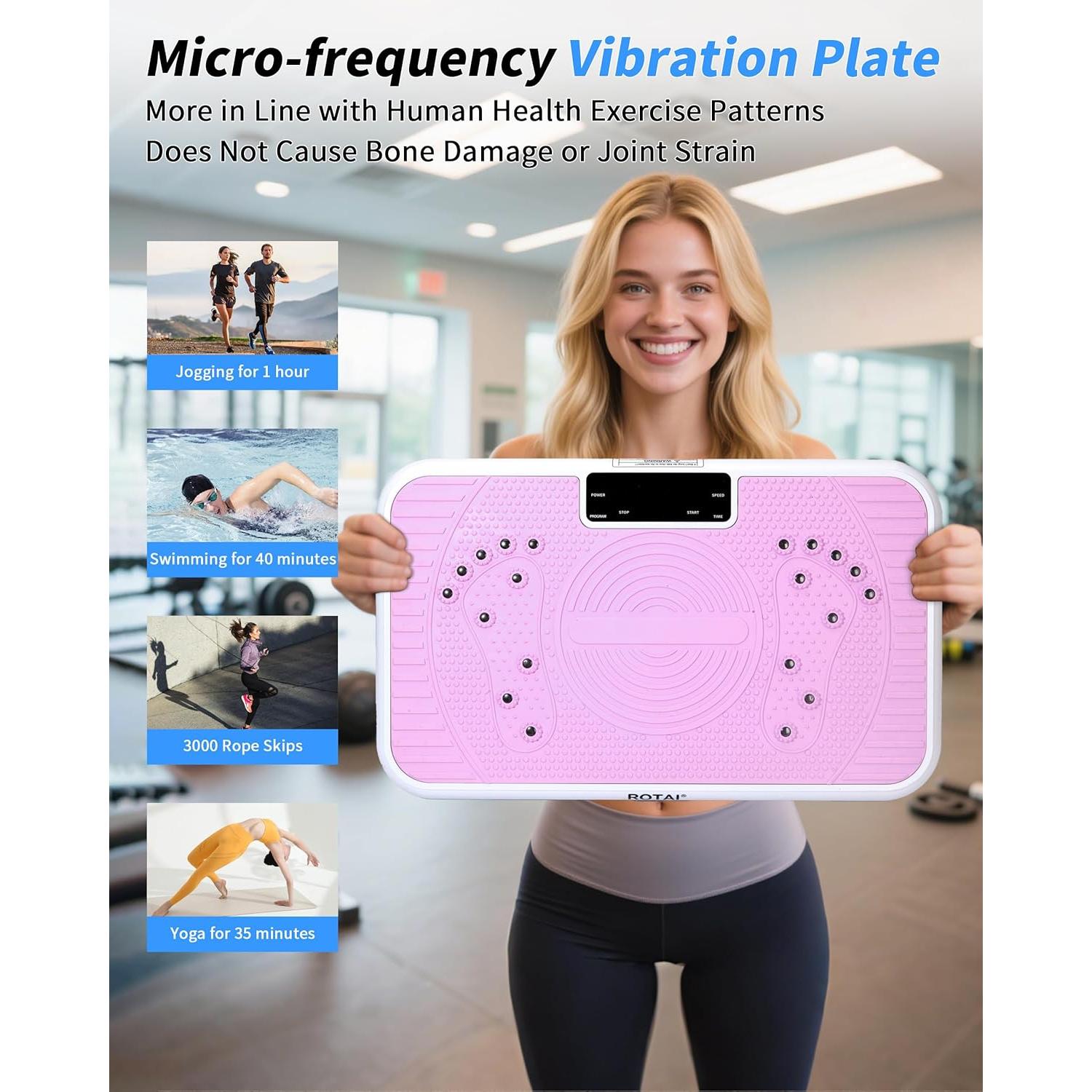 Máquina de Ejercicio Vibratoria RotaI ROTVP003-LPK 181 kg