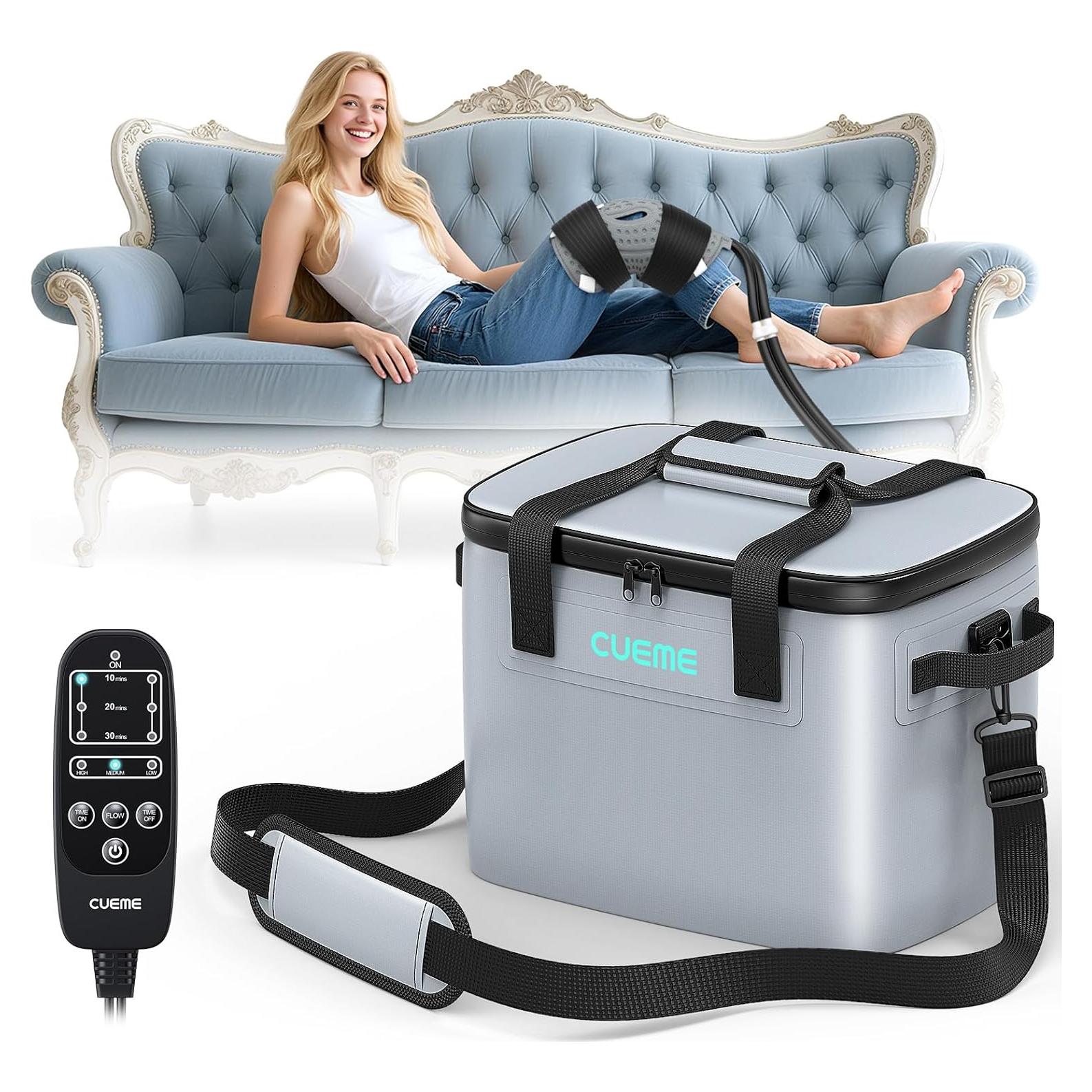 Máquina de Terapia Fría CUEME con Temporizador y Almohadilla