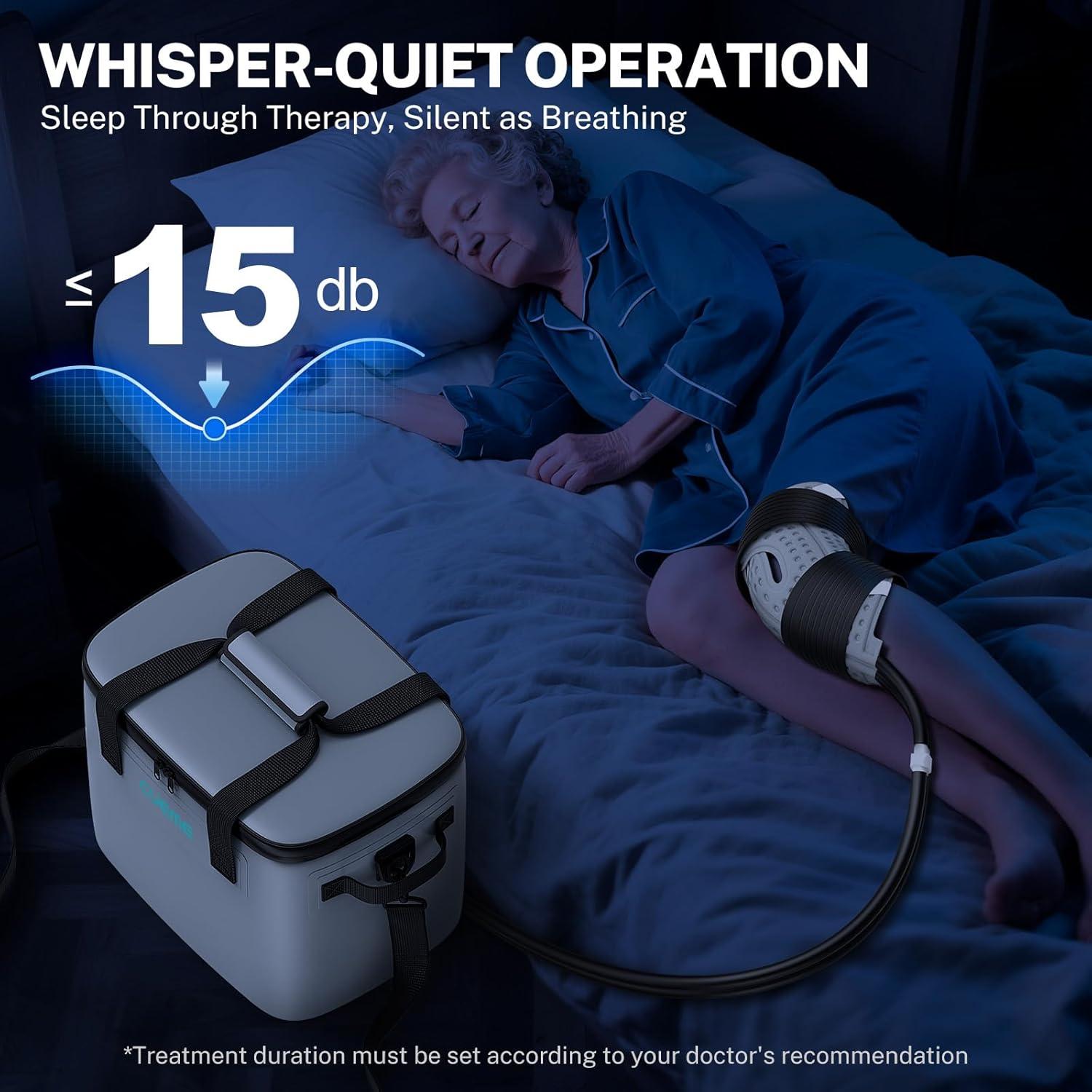 Máquina de Terapia Fría CUEME con Temporizador y Almohadilla