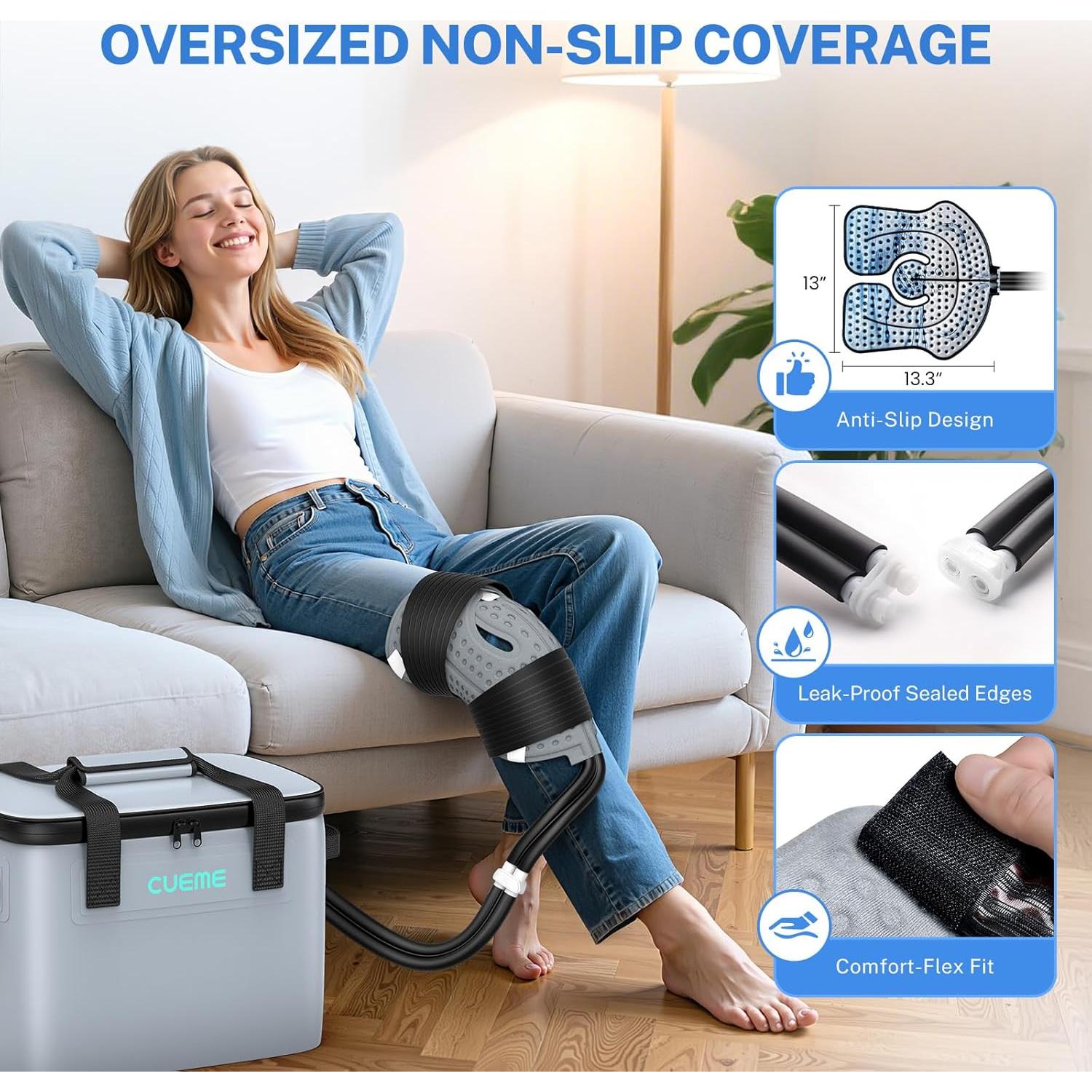 Máquina de Terapia Fría CUEME con Temporizador y Almohadilla