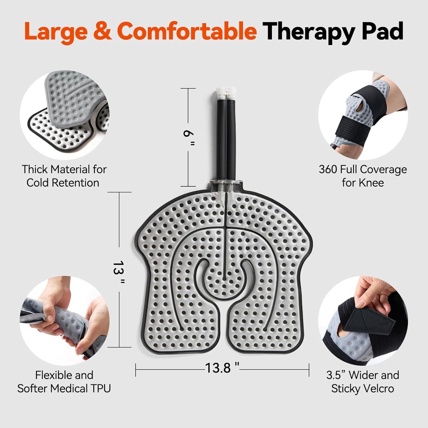 Máquina de Hielo Reezedify R01 para Rodilla y Hombro - Terapia Fría