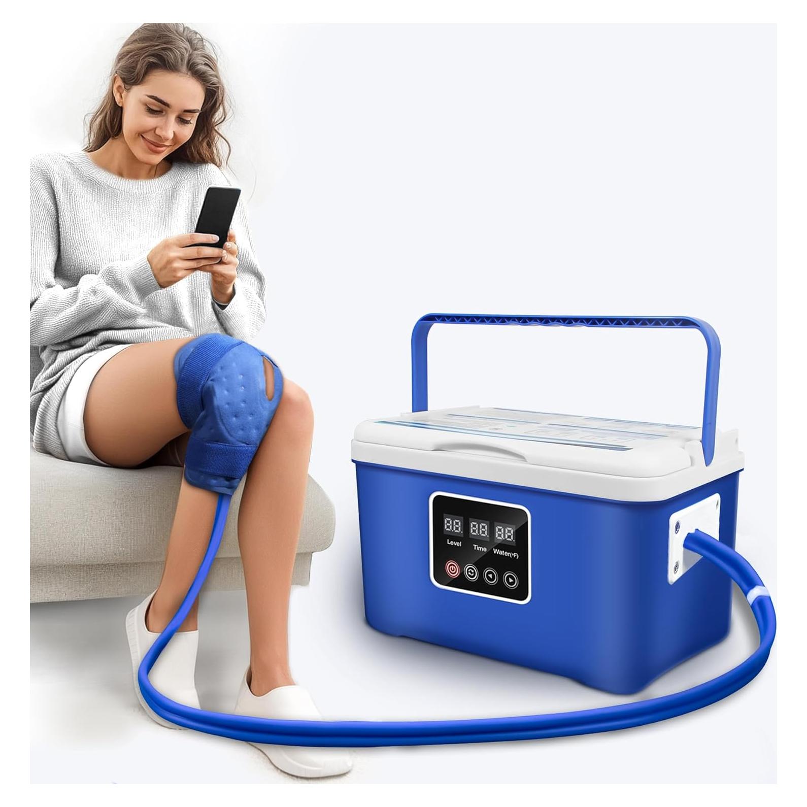 Máquina de Terapia Fría Bilinavy para Rodilla con Temporizador