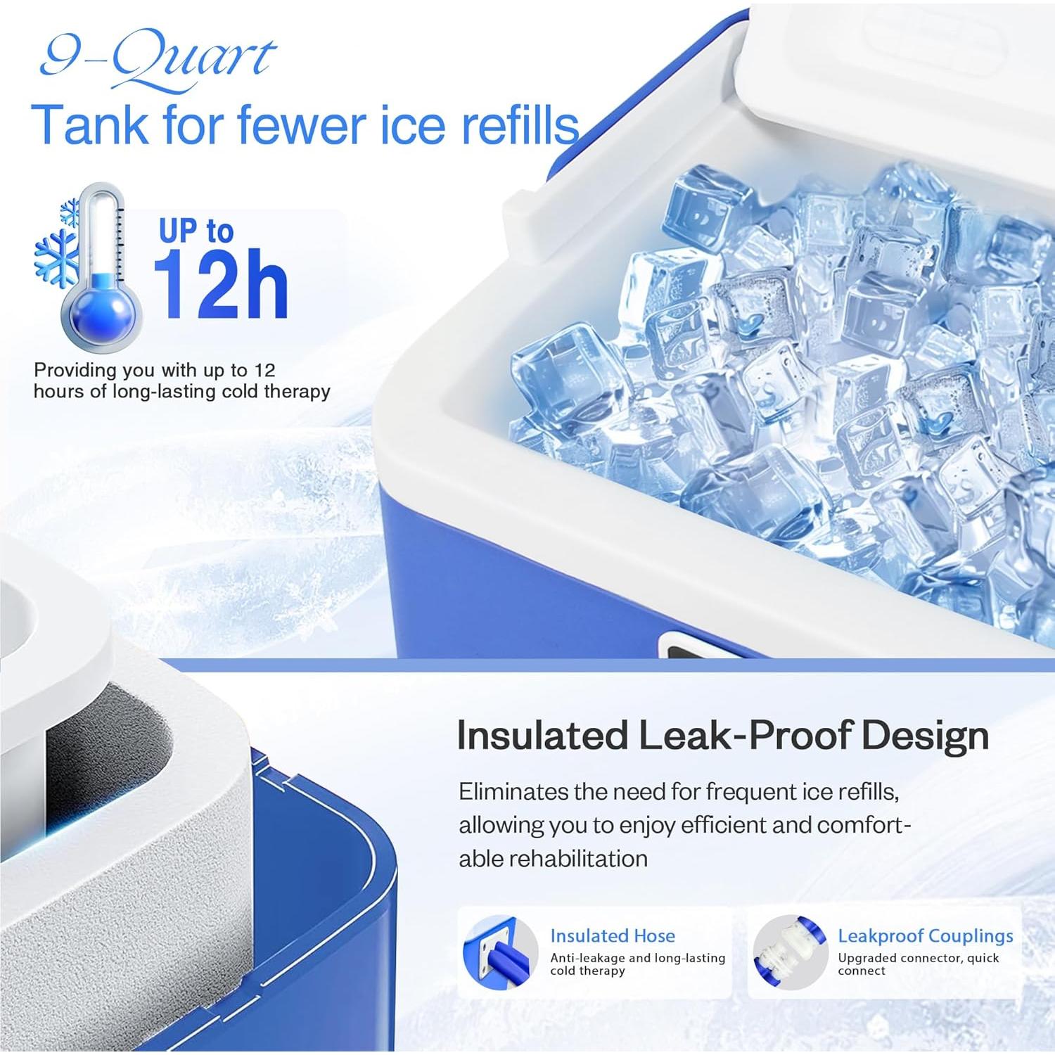 Máquina de Terapia Fría Bilinavy para Rodilla con Temporizador