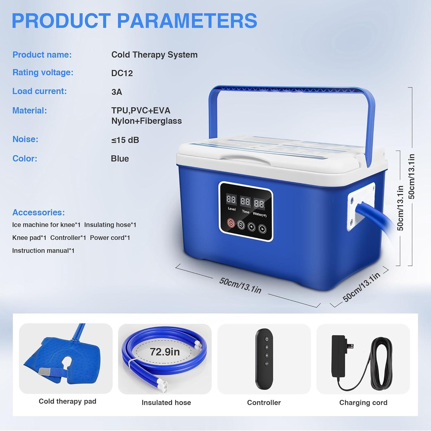 Máquina de Terapia Fría Bilinavy para Rodilla con Temporizador