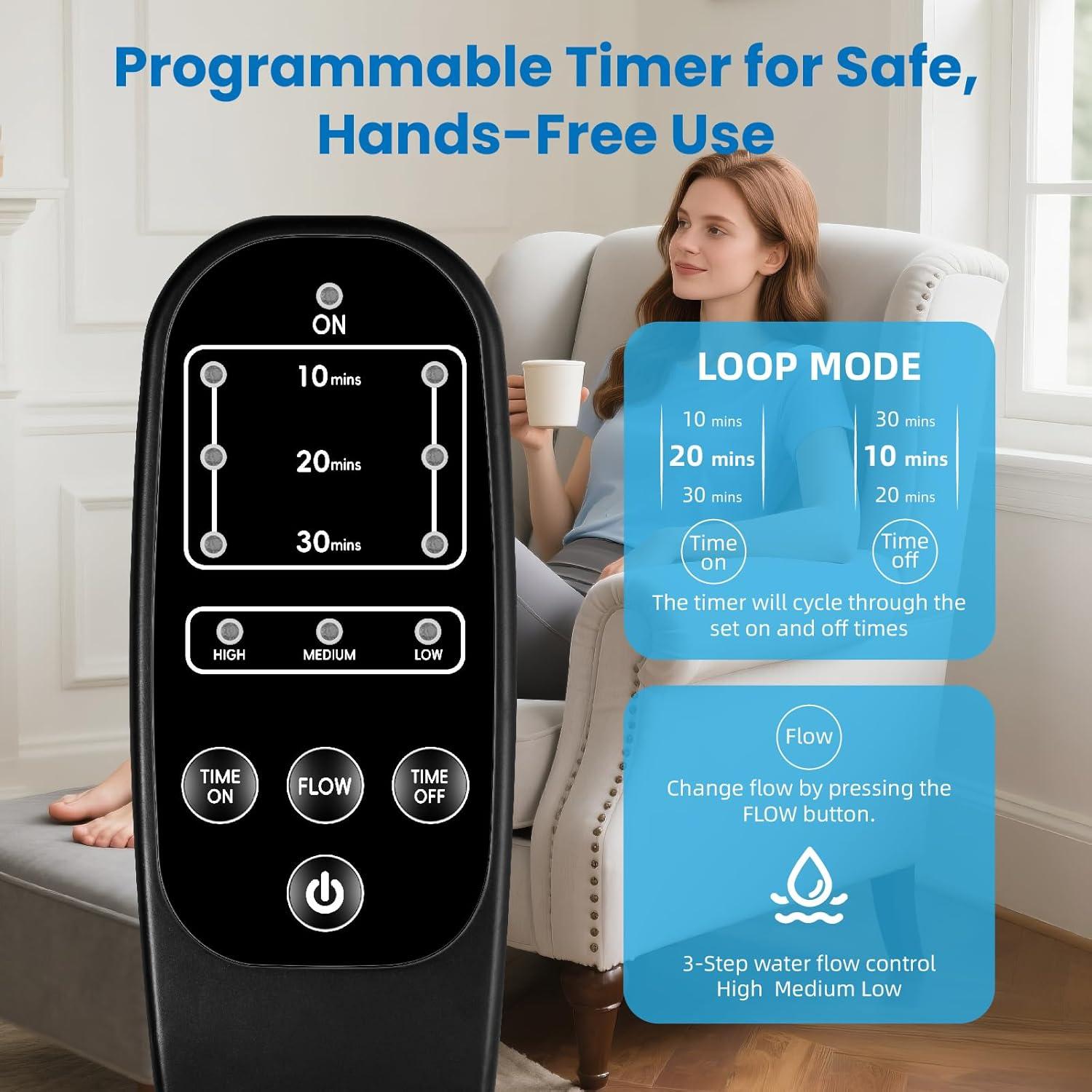 Máquina de Terapia Fría HomiAid con Temporizador y Almohadilla