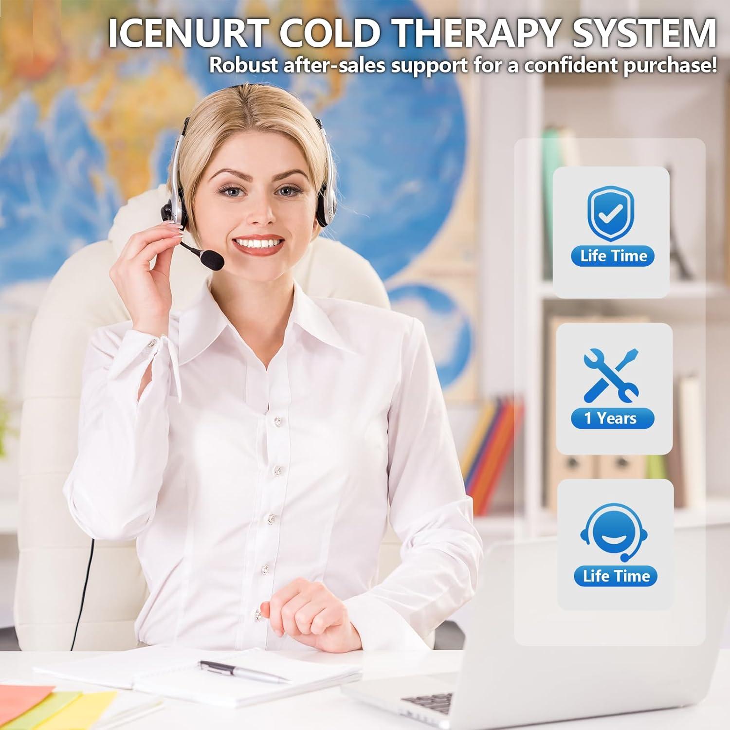 Máquina de Terapia Fría ICENURT BSK05 con Temporizador 8.5L