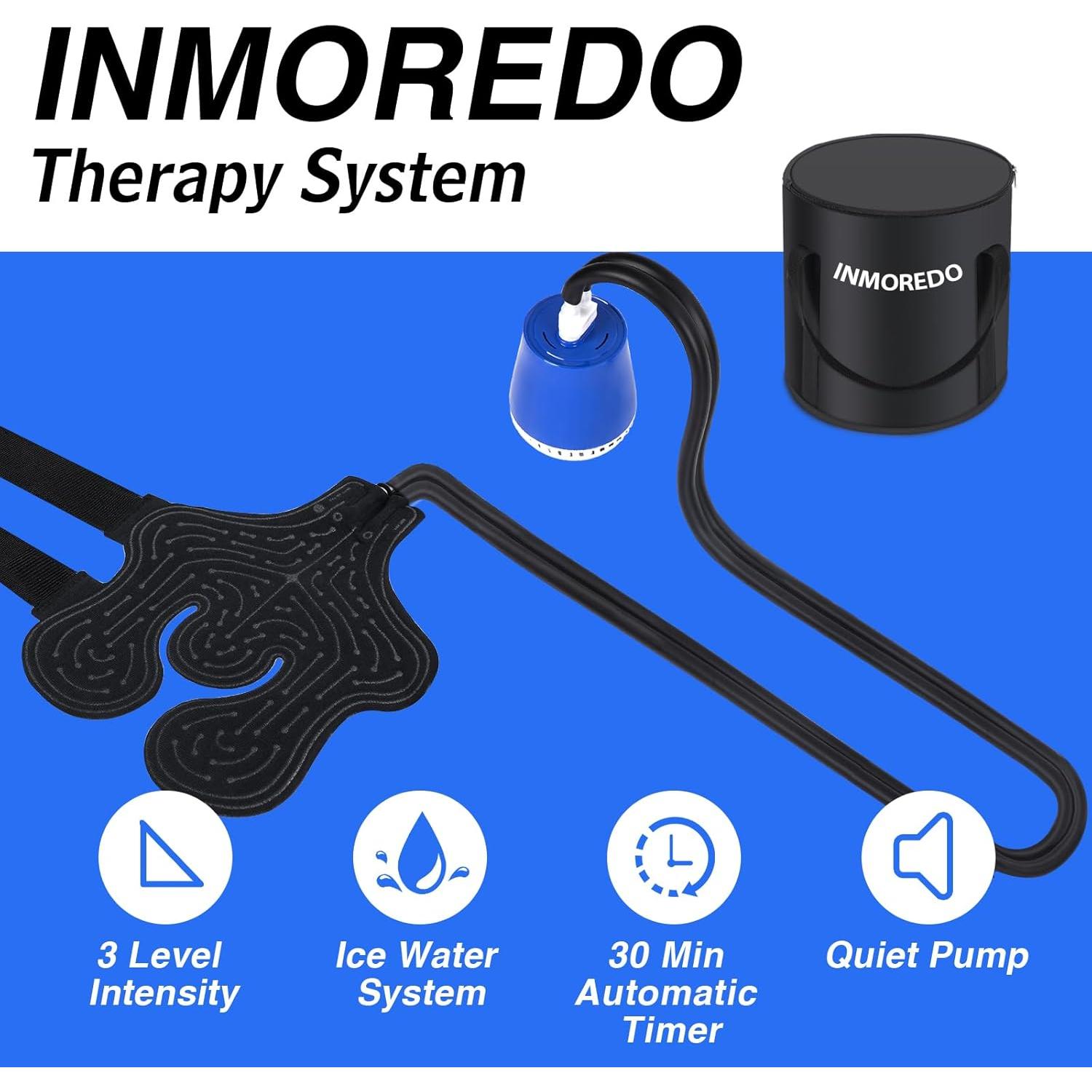 Máquina de Terapia Fría Portátil Inmoredo - Almohadilla Universal 25.4cm