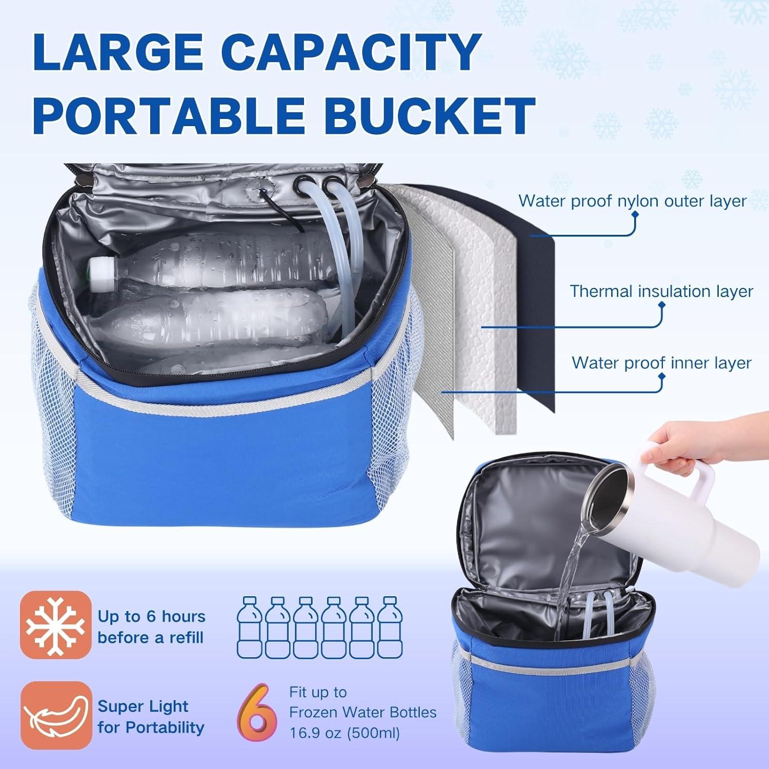 Máquina de Terapia Fría Mathgetin para Rodilla y Tobillo