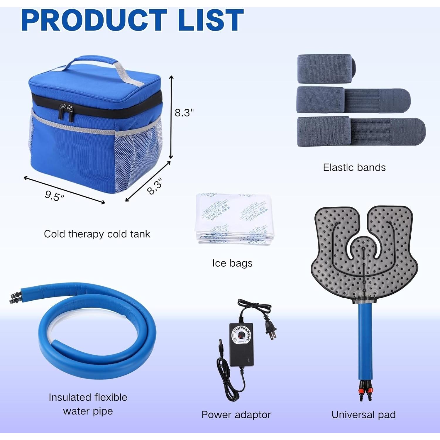 Máquina de Terapia Fría Mathgetin para Rodilla y Tobillo