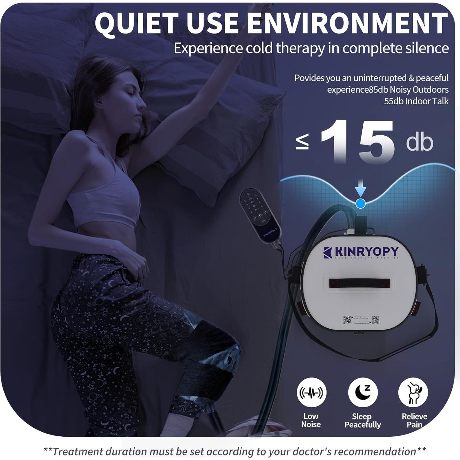 Máquina de Terapia Fría KINRYOPY MC10 para Rodilla 12h