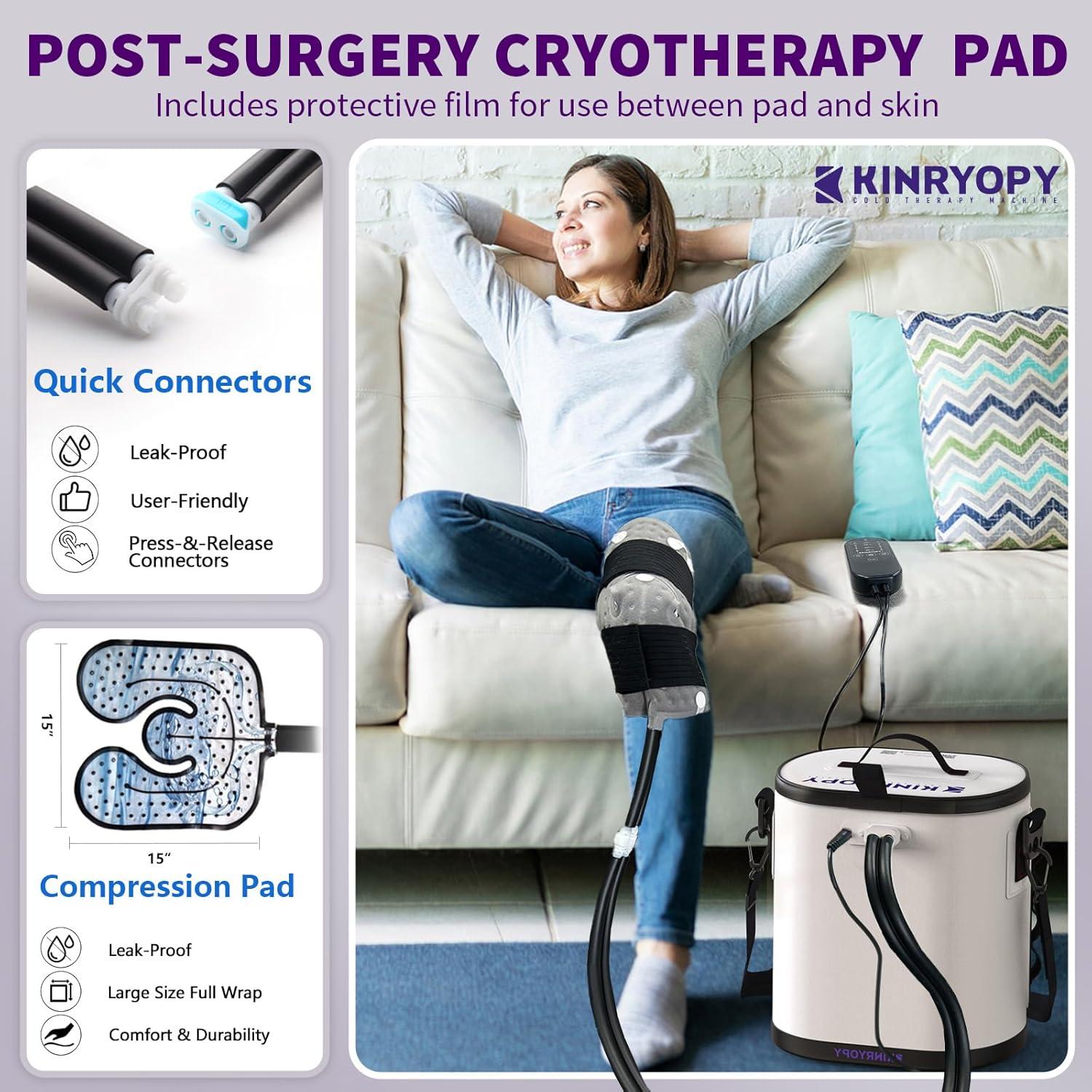 Máquina de Terapia Fría KINRYOPY MC10 para Rodilla 12h