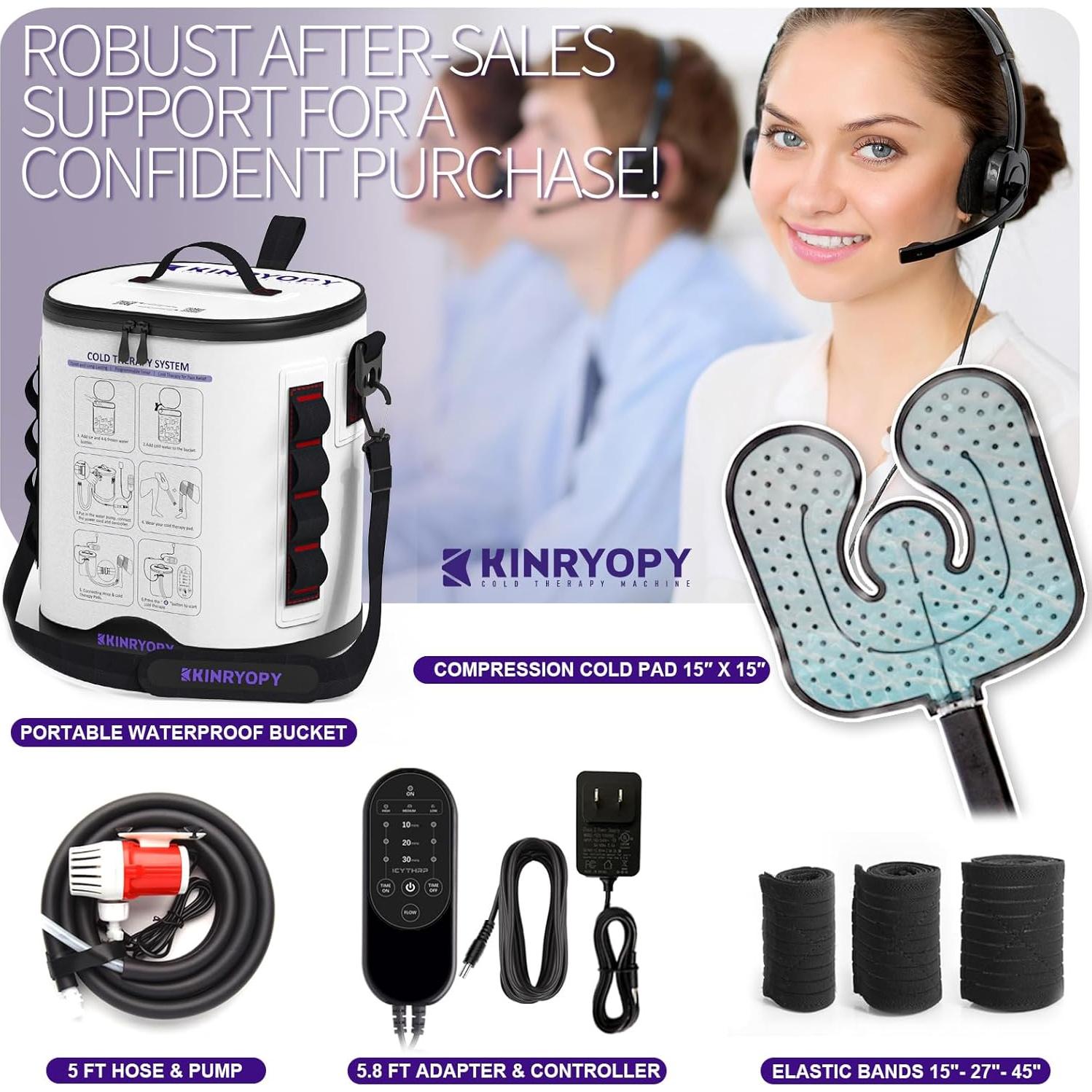 Máquina de Terapia Fría KINRYOPY MC10 para Rodilla 12h