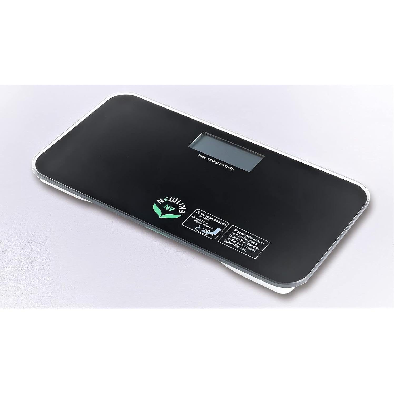 Balanza de Baño Digital NewlineNY SBB0718M Negra Compacta