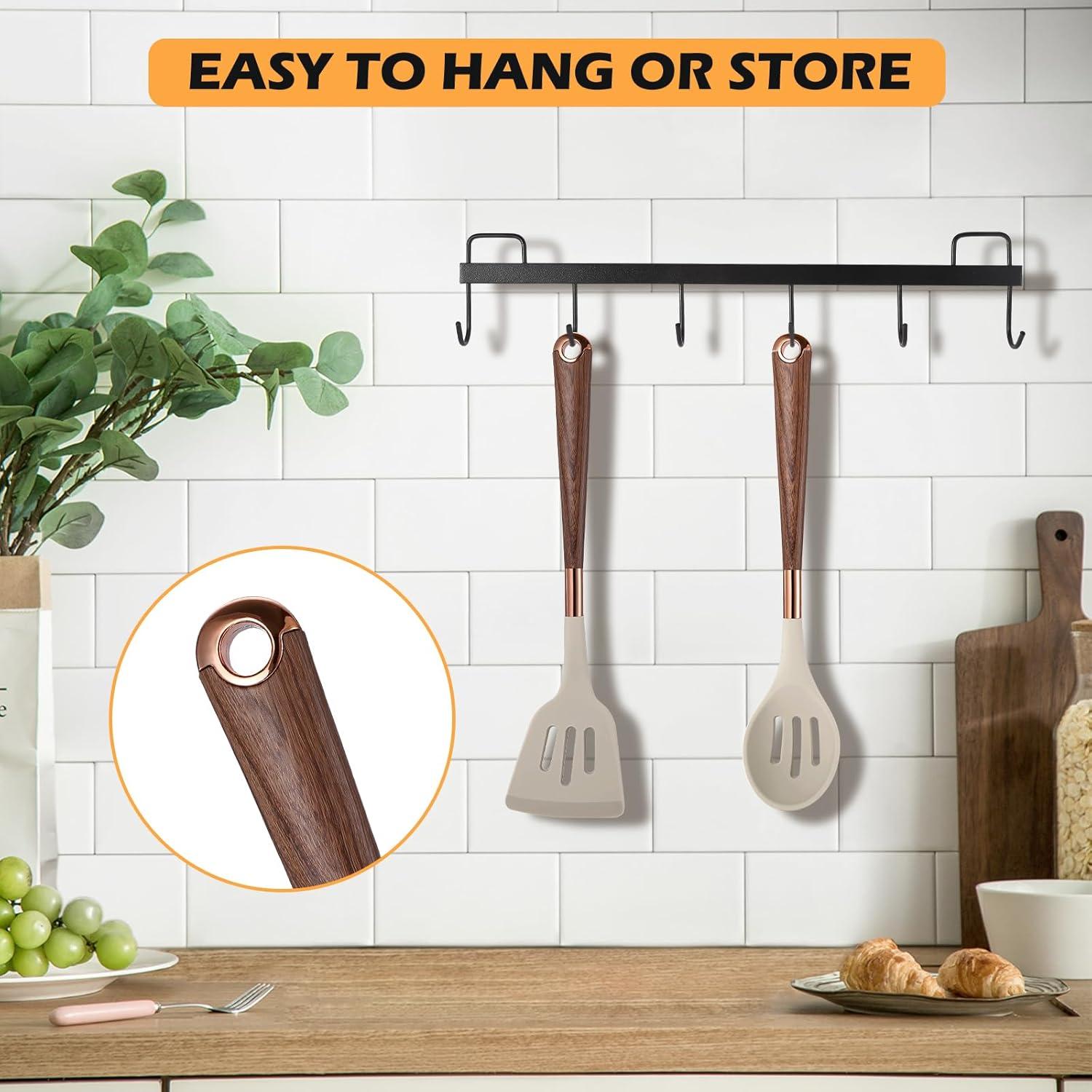 Conjunto de Espátulas de Silicona MANJIA 2 Piezas Antiadherente