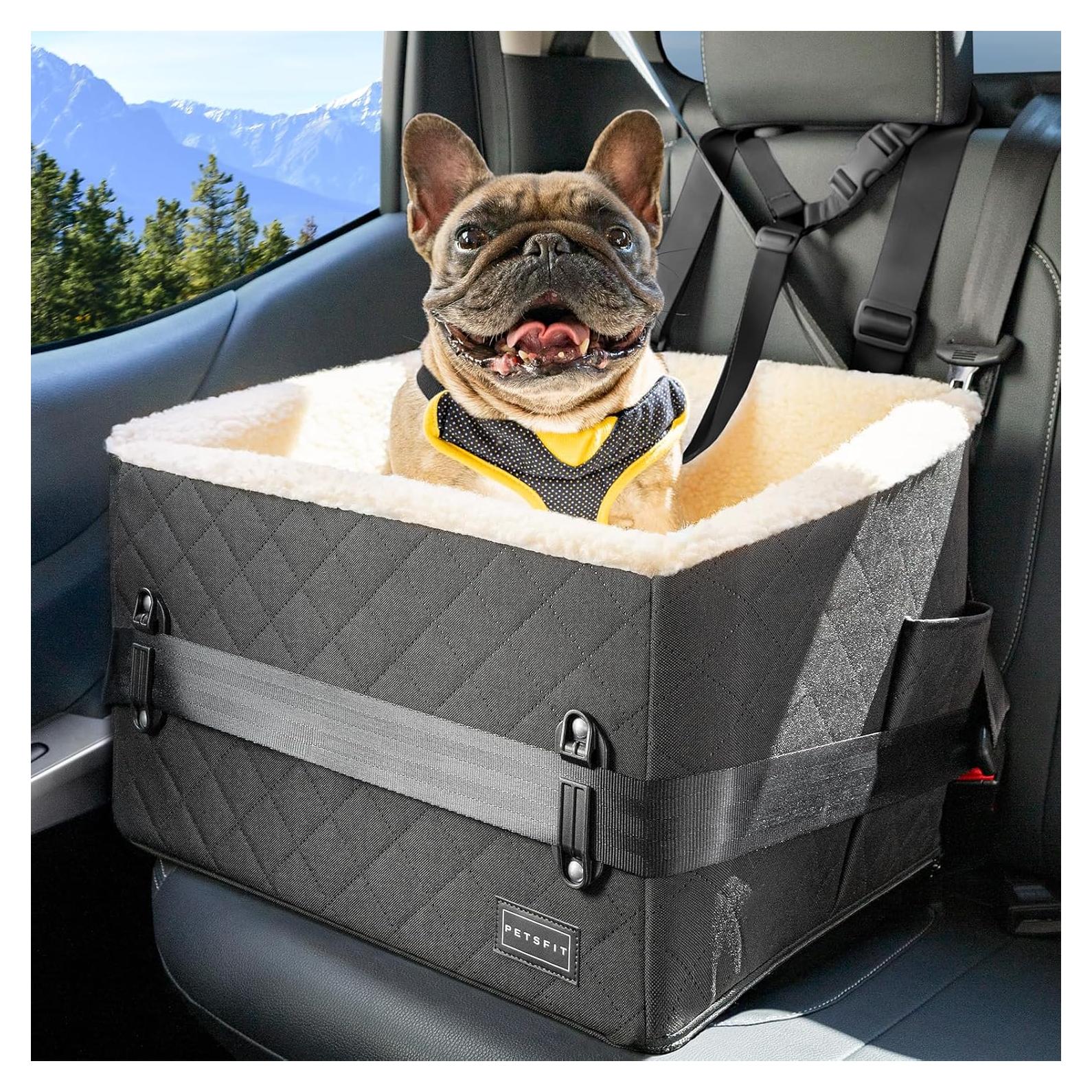 Asiento Elevador para Perros PETSFIT Negro 49x40x34 cm