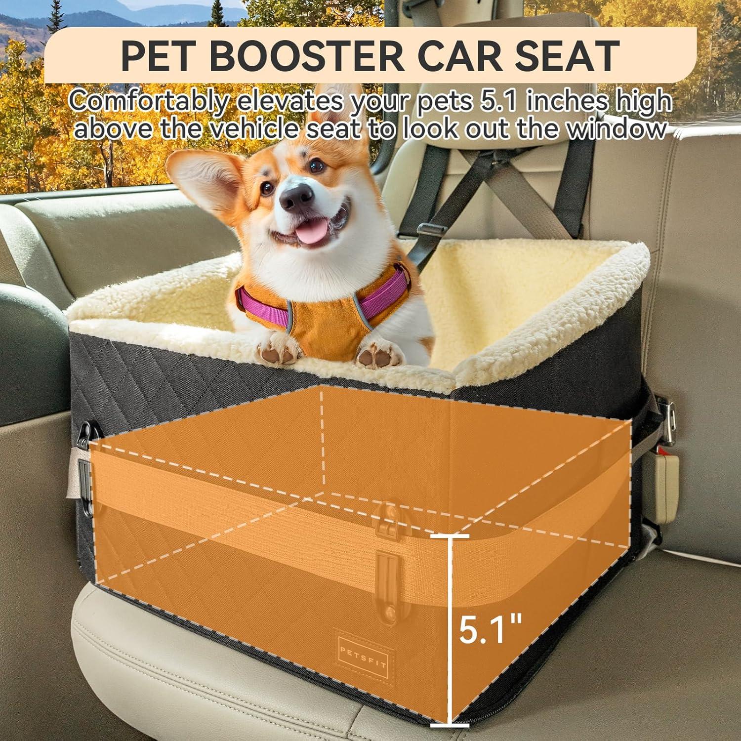 Asiento Elevador para Perros PETSFIT Negro 49x40x34 cm