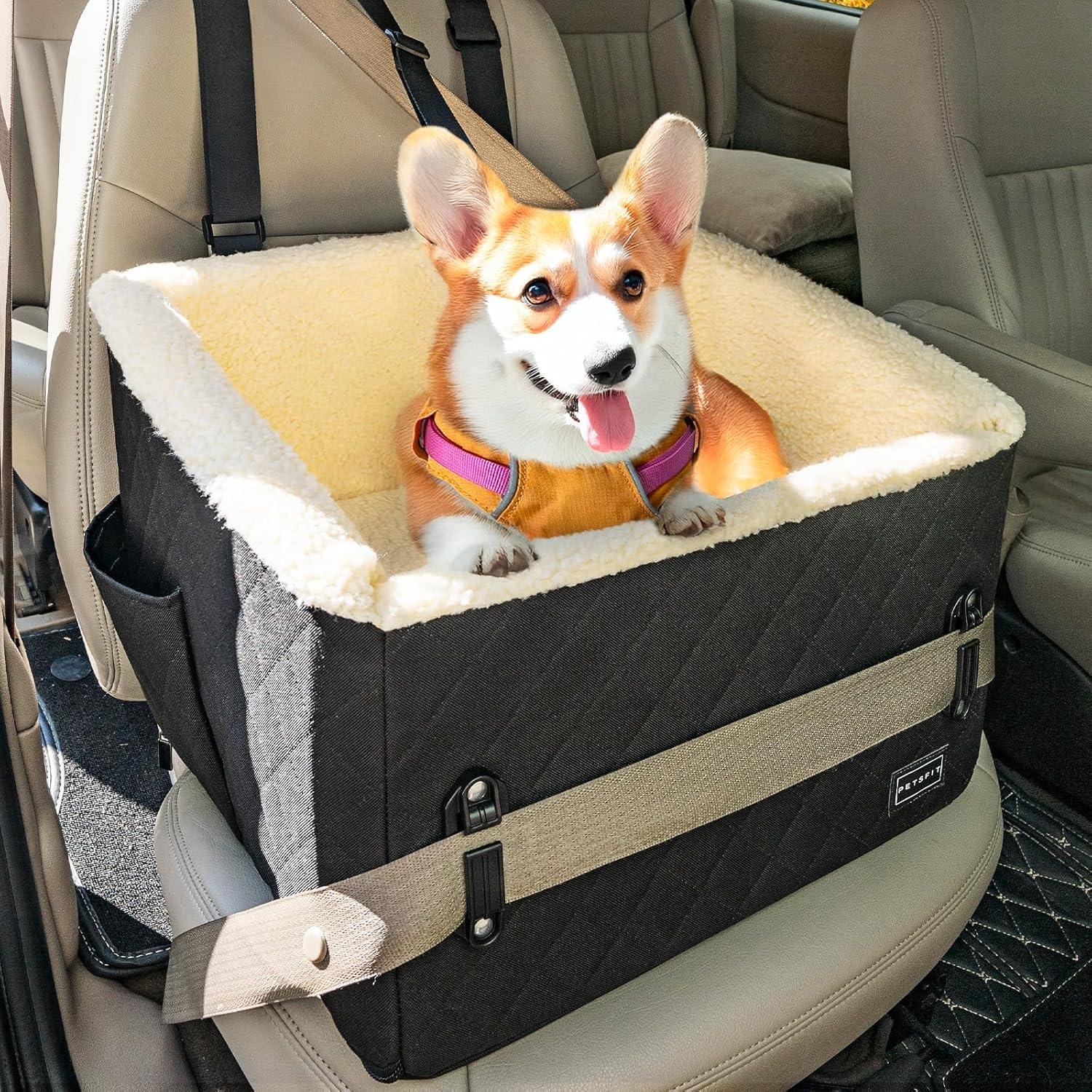 Asiento Elevador para Perros PETSFIT Negro 49x40x34 cm