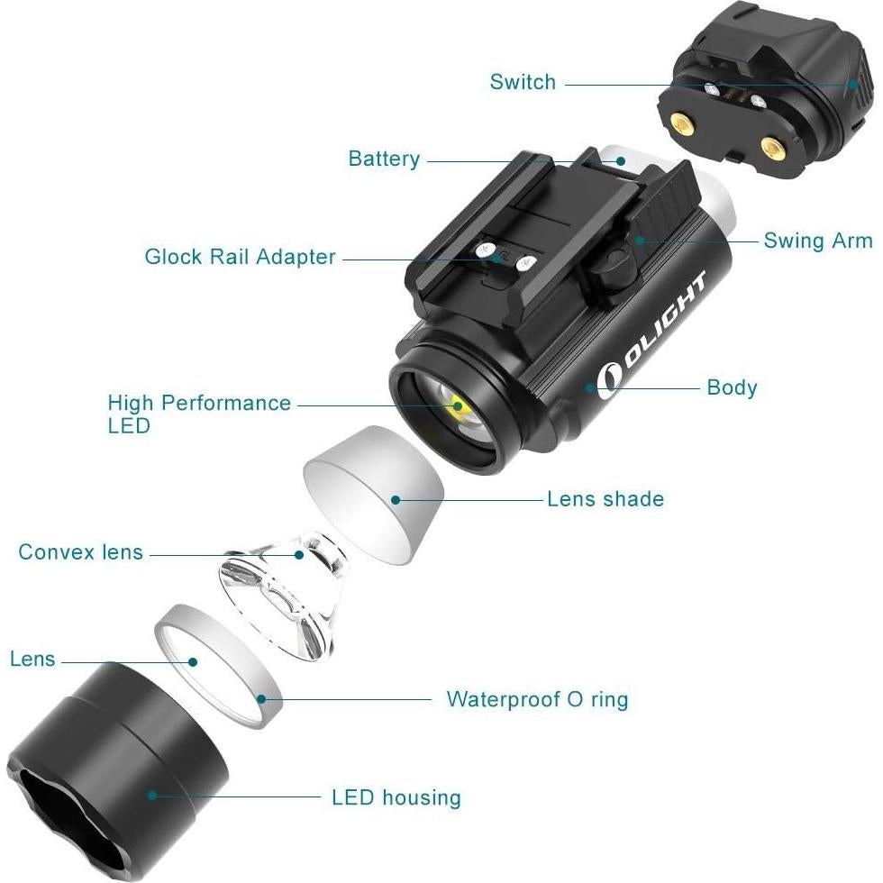 Linterna Táctica OLIGHT PL-Pro 1500 Lúmenes Recargable