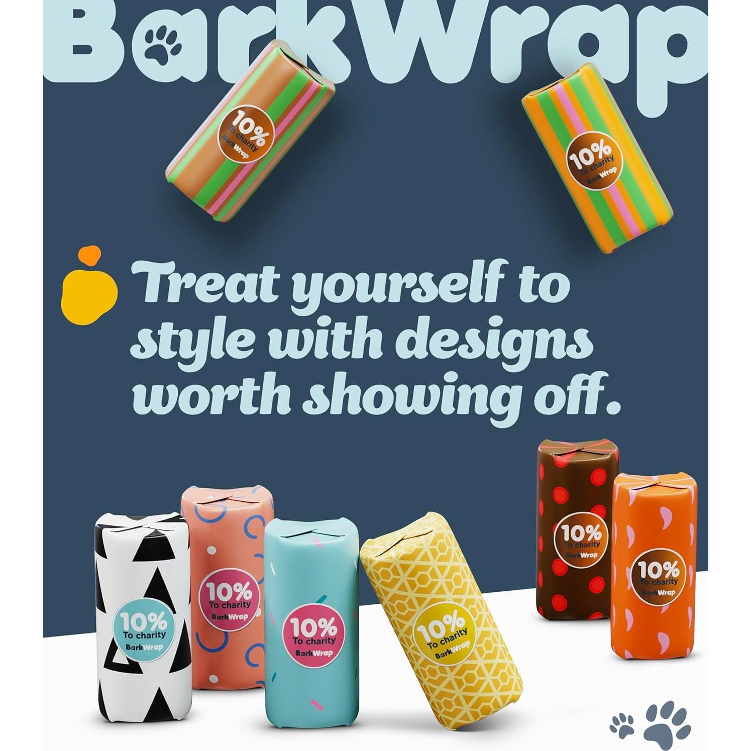 240 Bolsas Biodegradables para Perros BarkWrap - Compostables y Resistentes