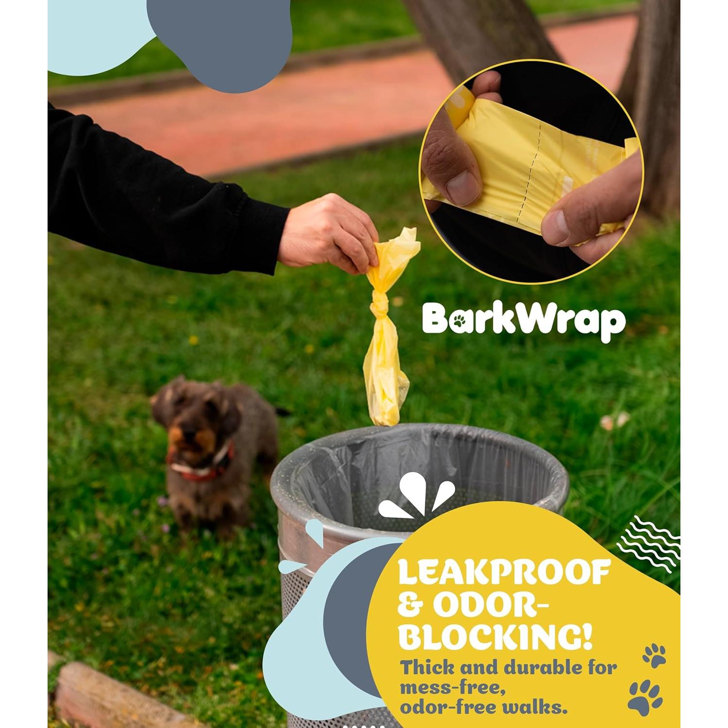 240 Bolsas Biodegradables para Perros BarkWrap - Compostables y Resistentes