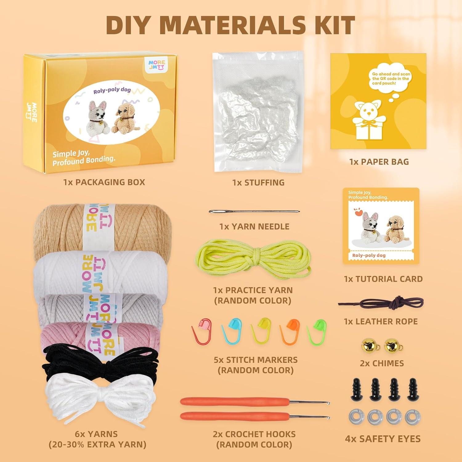 Kit de Crochet para Principiantes MOREJMTT - Hilo y Tutoriales