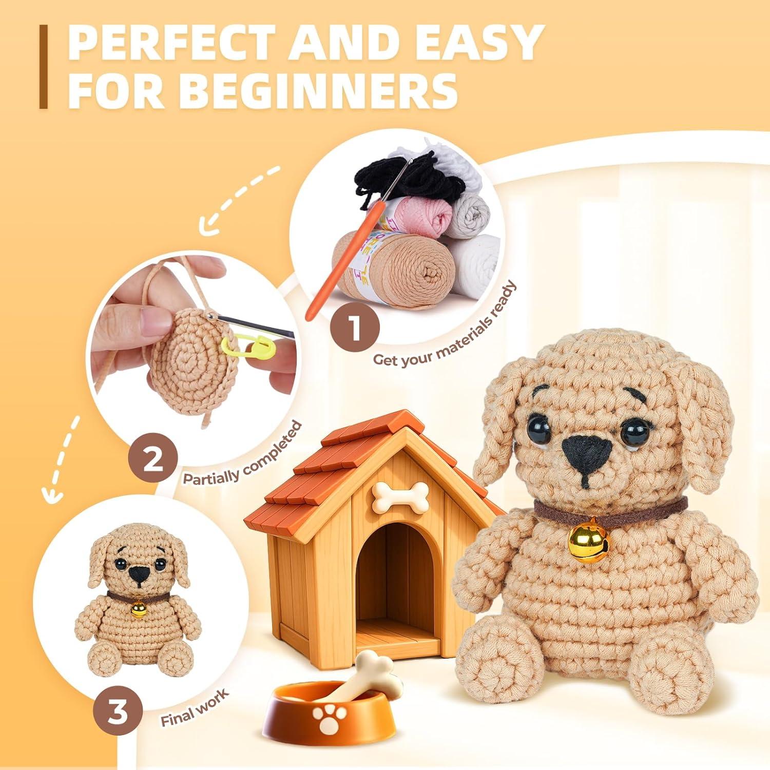 Kit de Crochet para Principiantes MOREJMTT - Hilo y Tutoriales