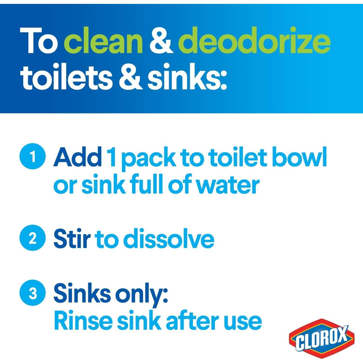 Clorox Paquetes de Blanqueador Sólido 252g - Sin Salpicaduras