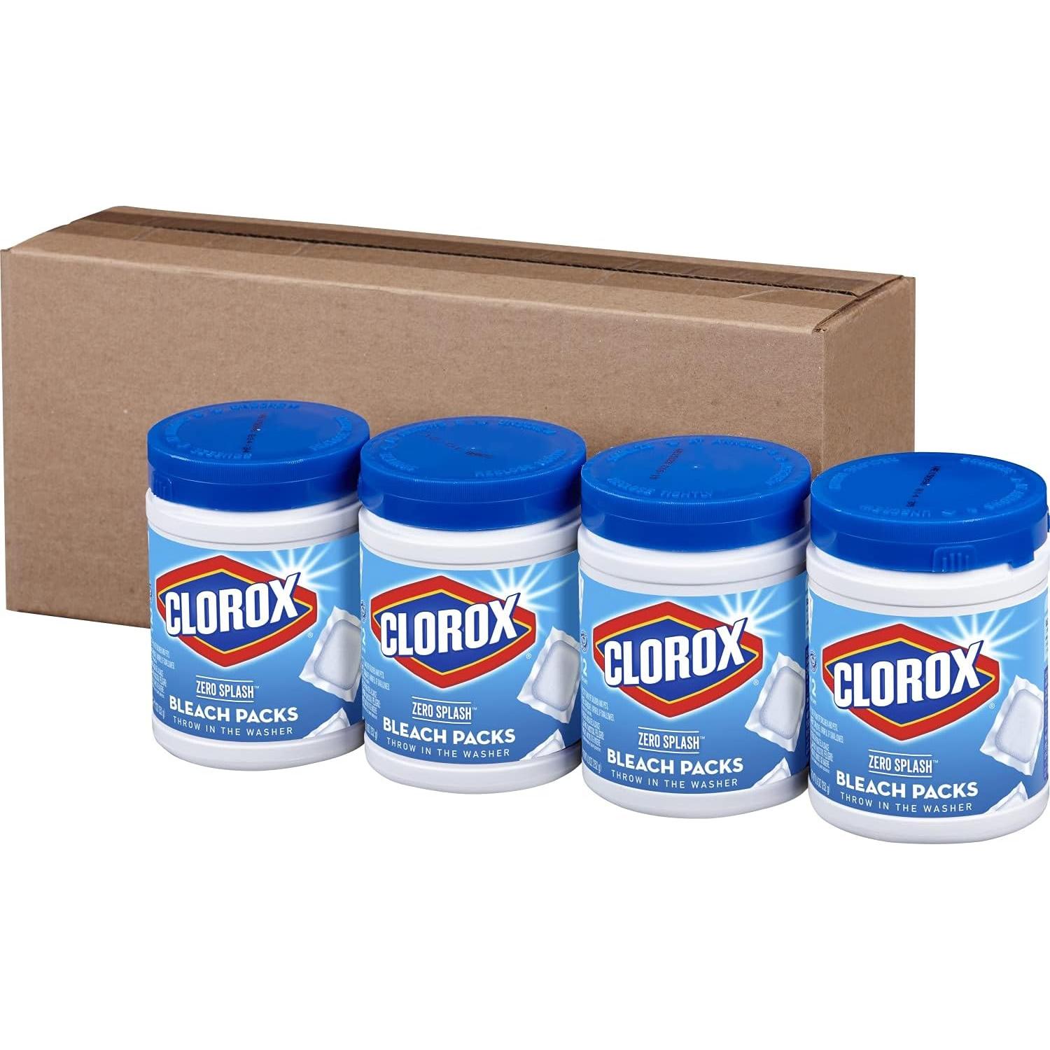 Clorox Paquetes de Blanqueador Sólido 252g - Sin Salpicaduras