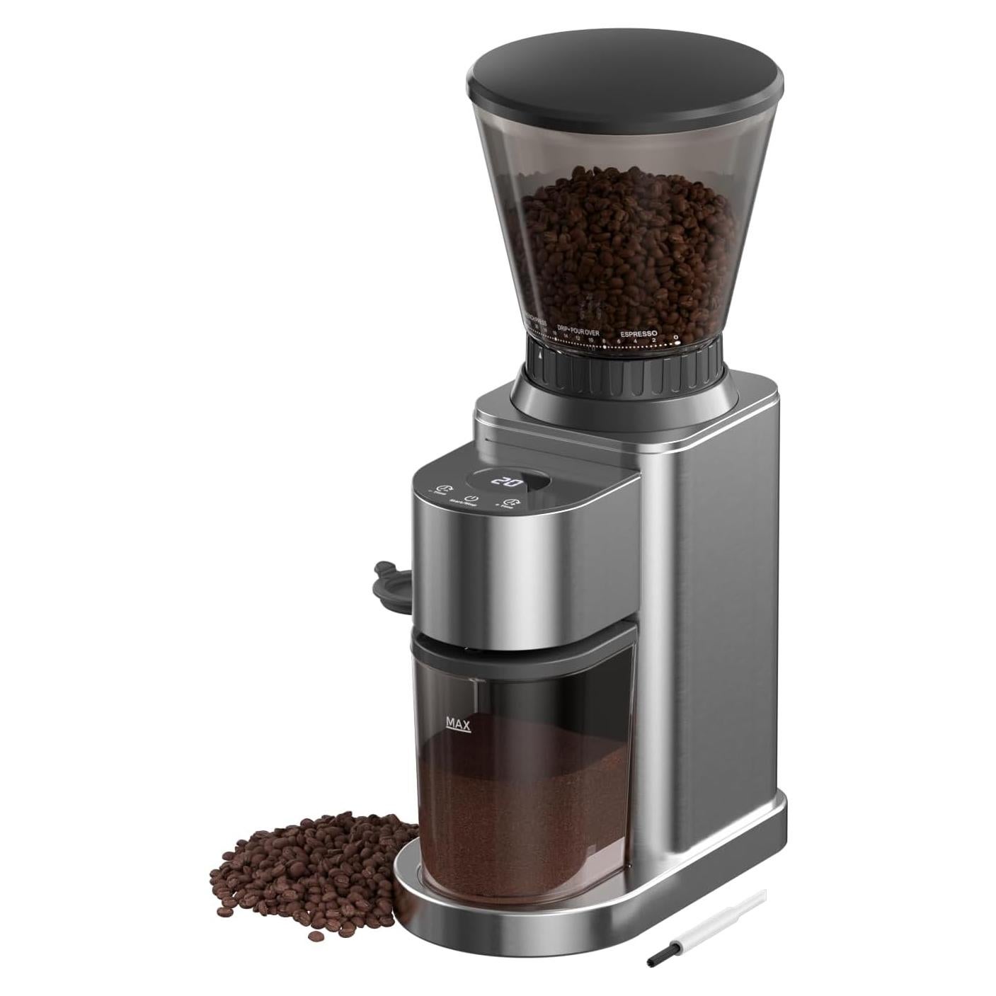 Molino de Café Eléctrico JZ.CAFE con 24 Configuraciones y Temporizador