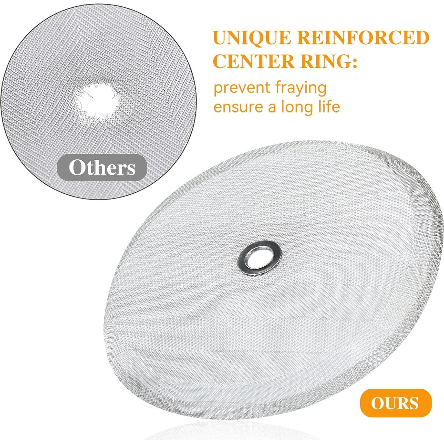 Juego de 8 Piezas Repuestos Prensa Francesa YMMIND Acero Inoxidable