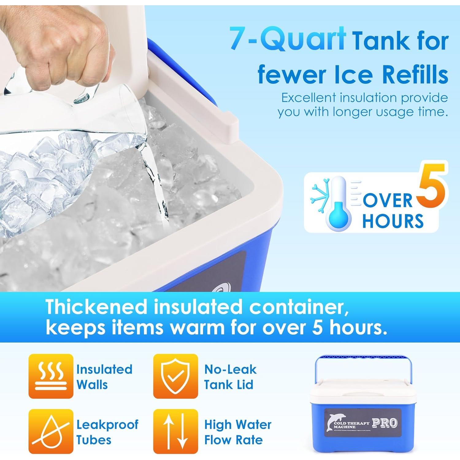 Máquina de Terapia Fría Coosola CTMH-002 con Almohadilla Grande