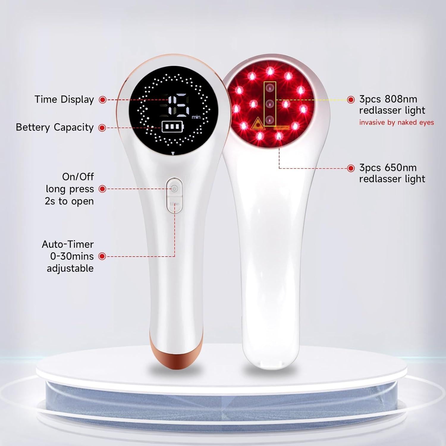 Dispositivo de Luz Roja Coldlasser Light BETISBE para Perros y Humanos