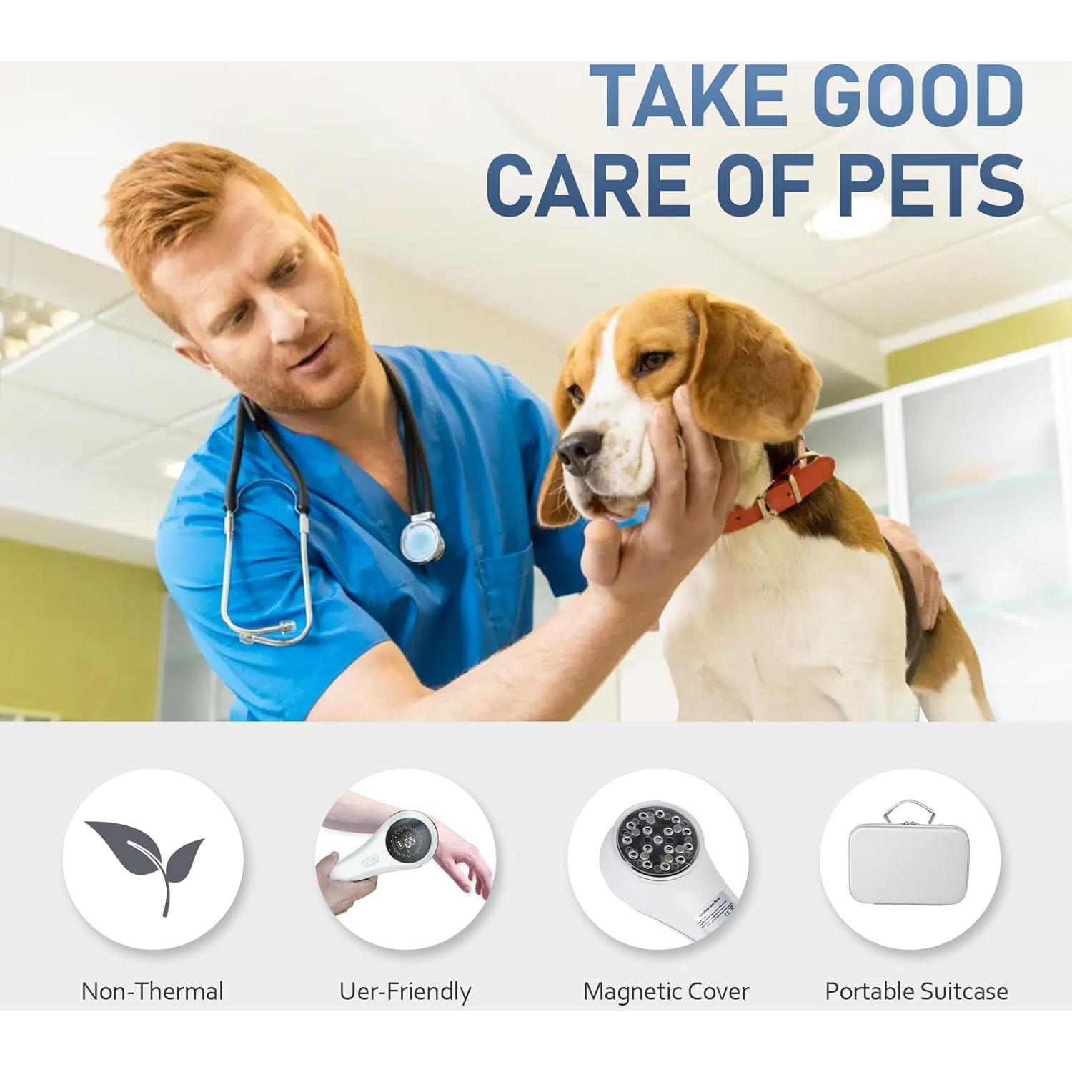 Dispositivo de Luz Roja Coldlasser Light BETISBE para Perros y Humanos